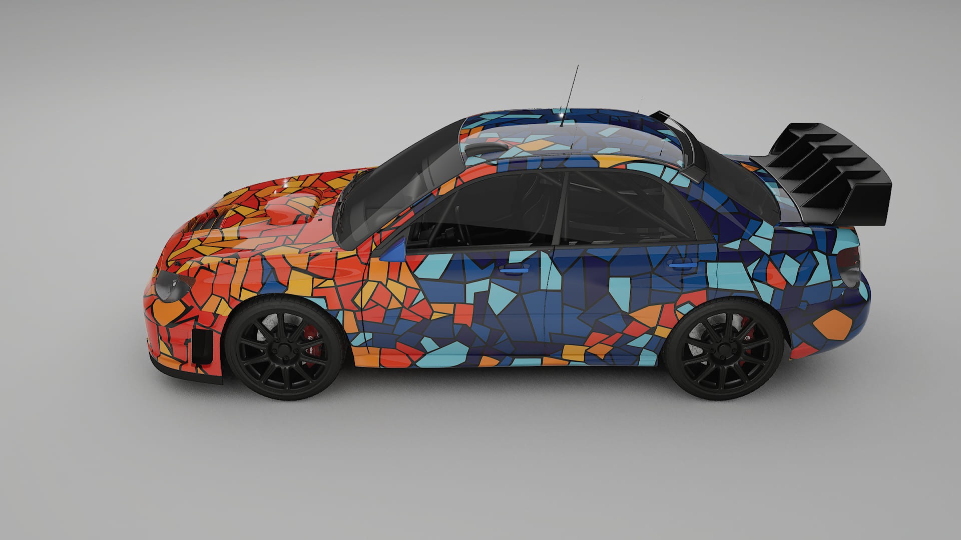 Subaru Impreza WRC GD BARCELONA – Kit Wrap PPF Personalizzato in Pellicola Poliuretanica Stampabile