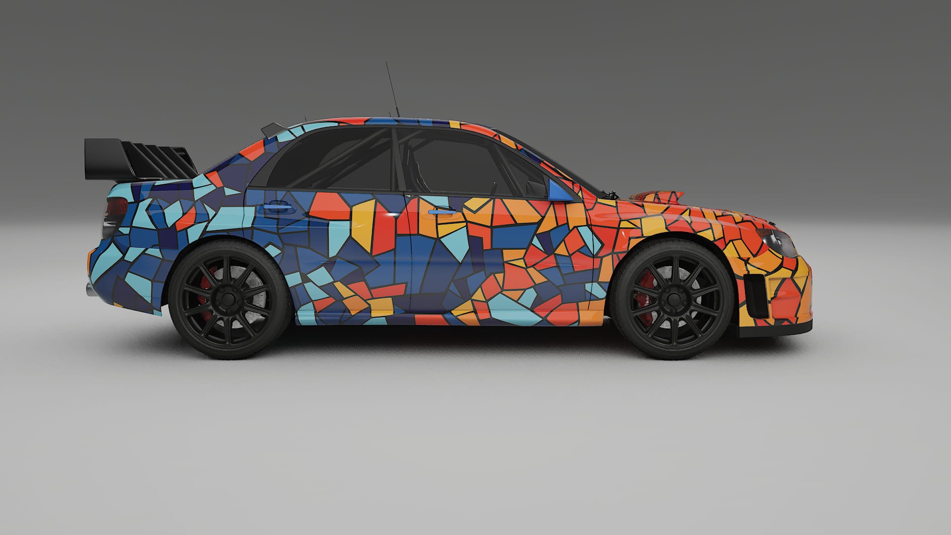Subaru Impreza WRC GD BARCELONA – Kit Wrap PPF Personalizzato in Pellicola Poliuretanica Stampabile