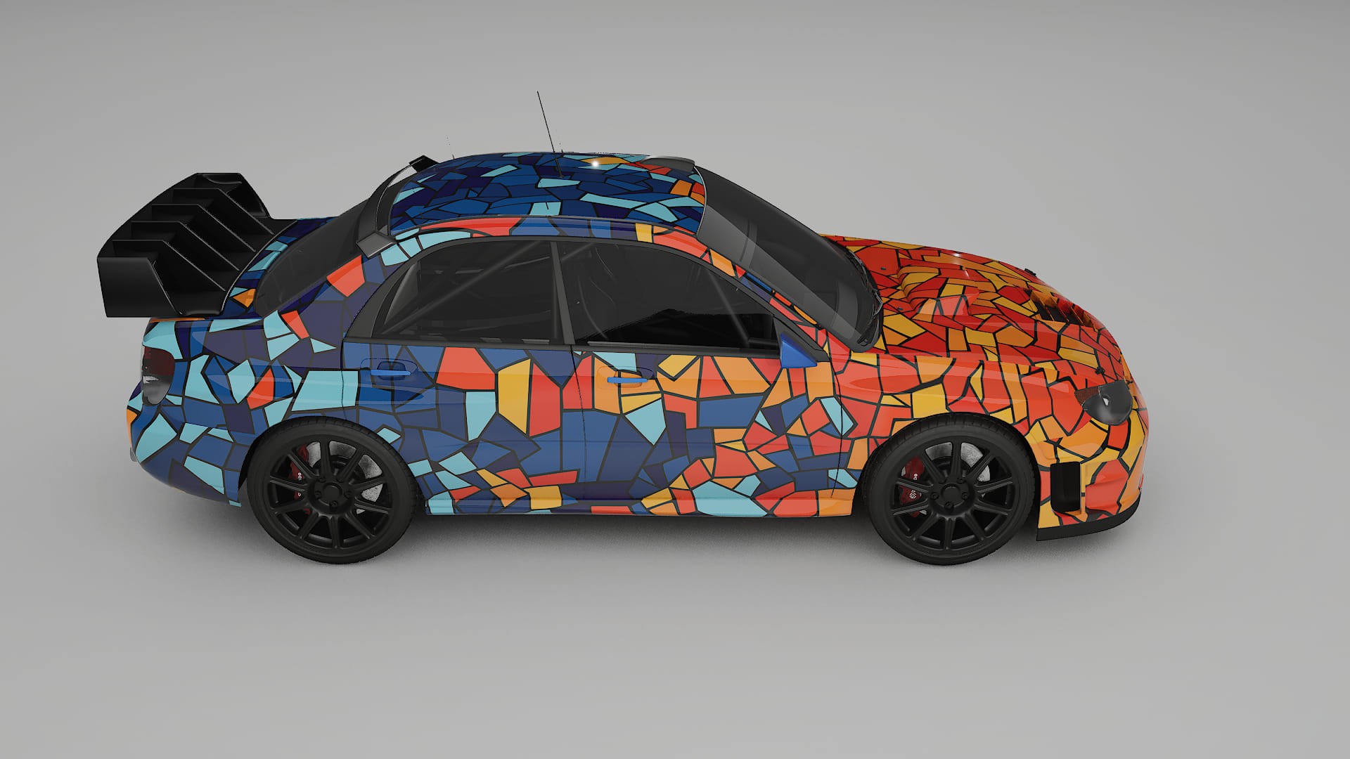 Subaru Impreza WRC GD BARCELONA – Kit Wrap PPF Personalizzato in Pellicola Poliuretanica Stampabile