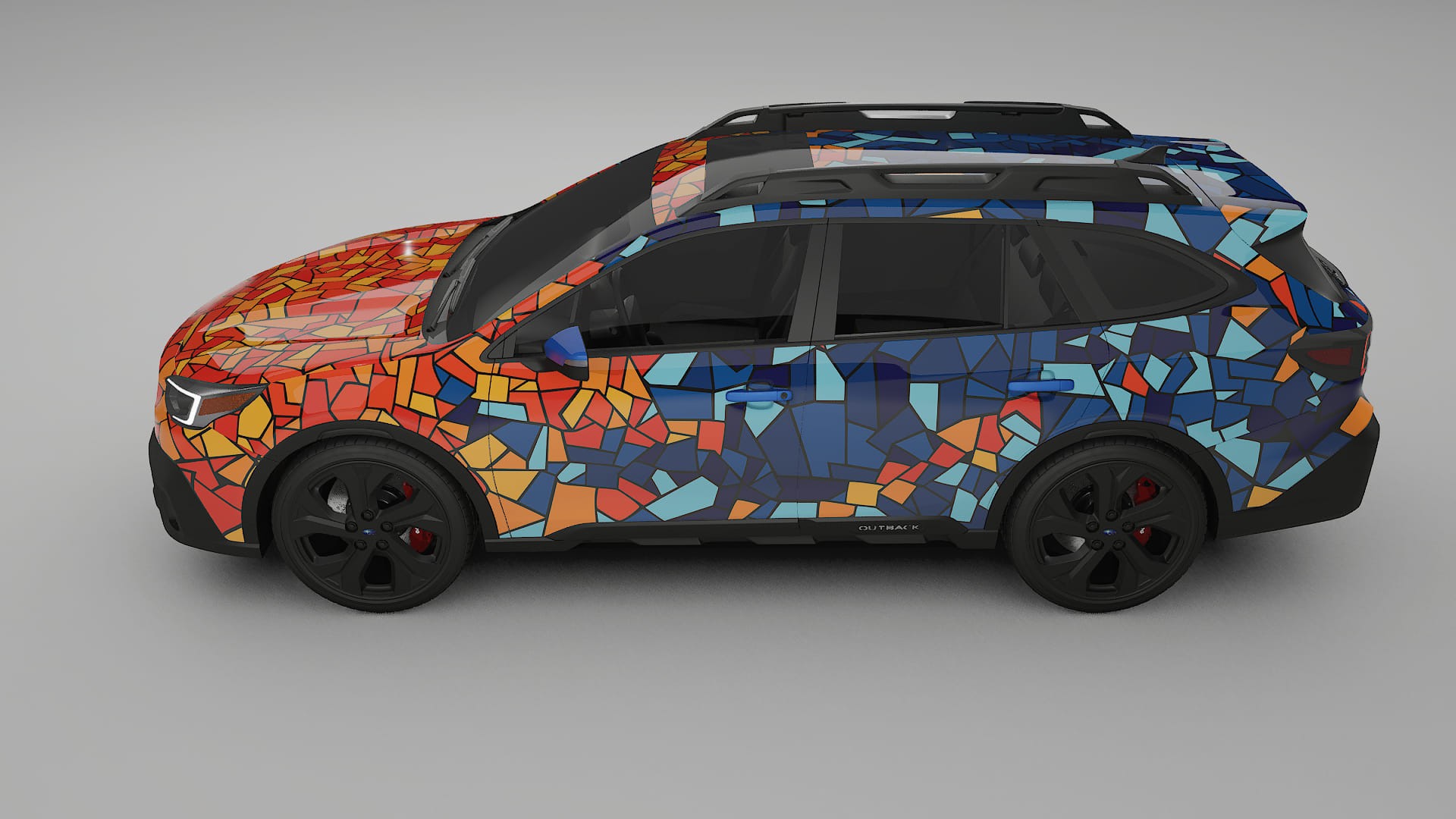 Subaru Outback VI BS facelift LCI BARCELONA – Kit Wrap PPF Personalizzato in Pellicola Poliuretanica Stampabile