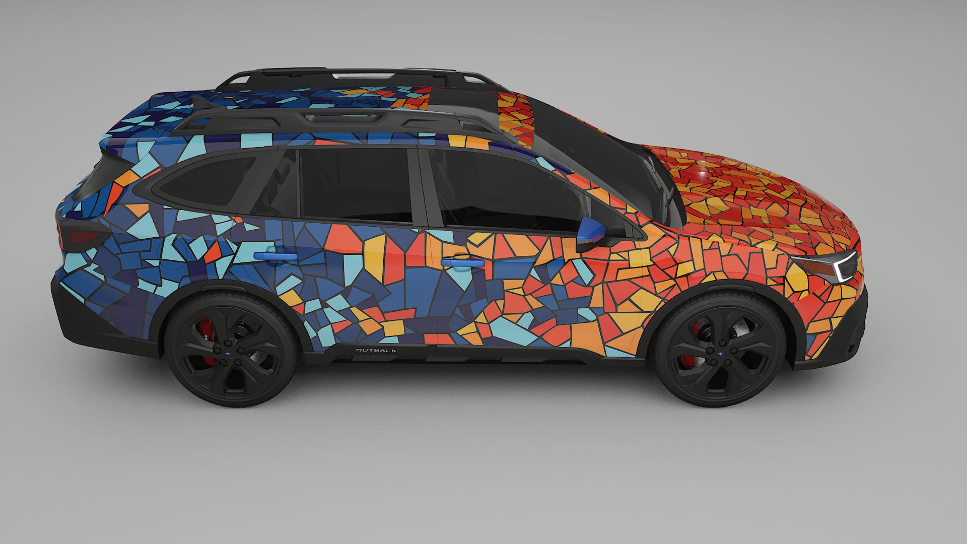 Subaru Outback VI BS facelift LCI BARCELONA – Kit Wrap PPF Personalizzato in Pellicola Poliuretanica Stampabile