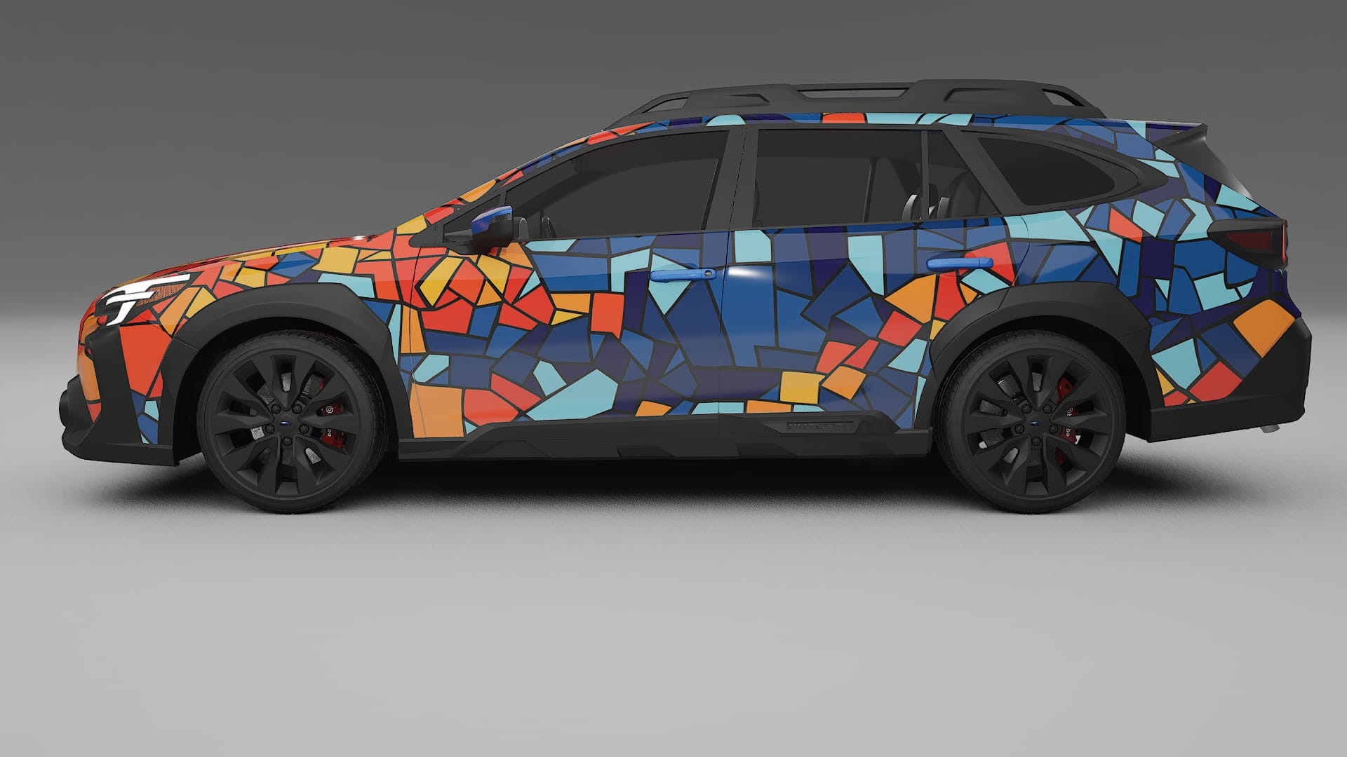 Subaru Outback VI BS prefacelift pre-LCI BARCELONA – Kit Wrap PPF Personalizzato in Pellicola Poliuretanica Stampabile