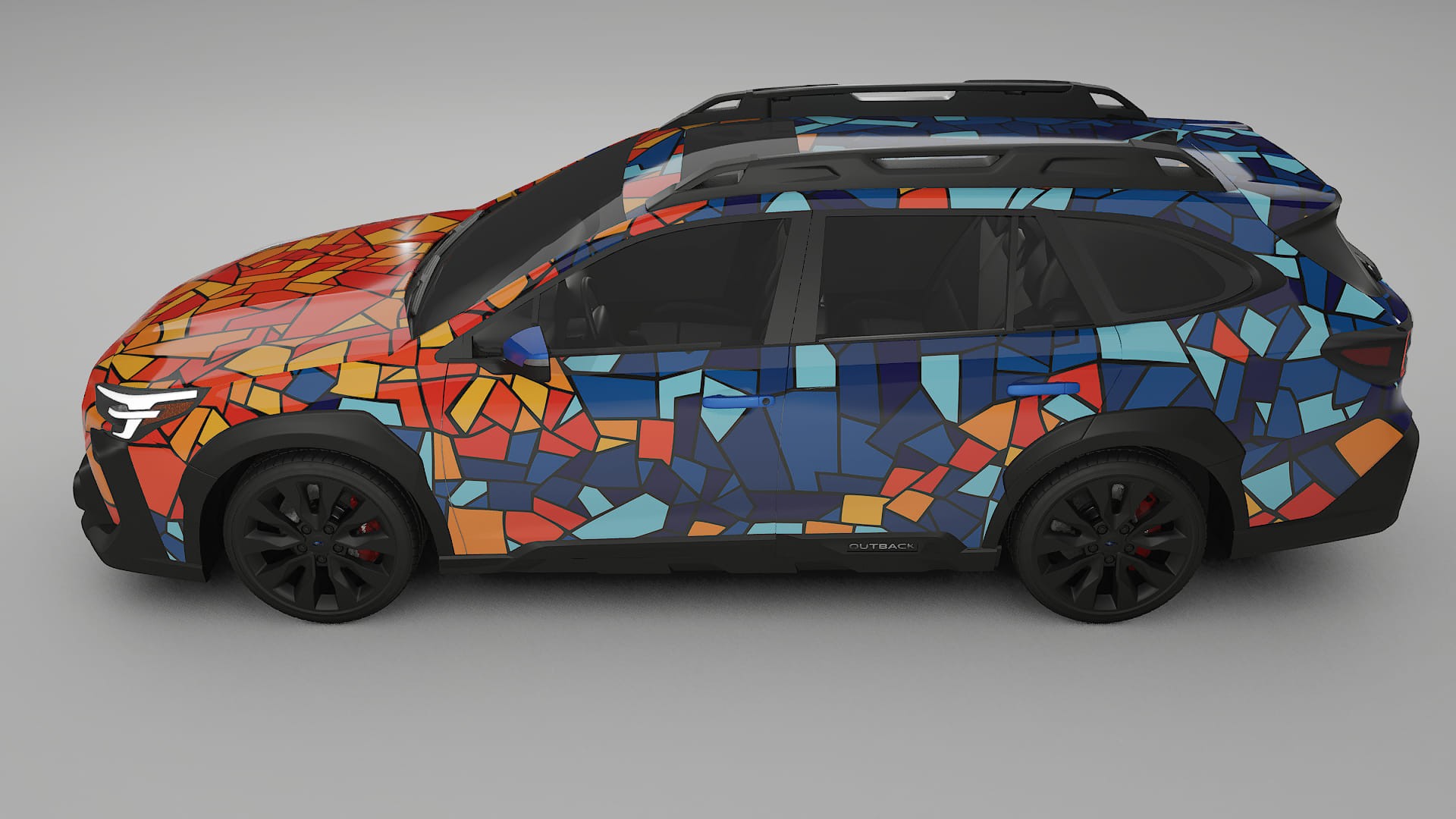 Subaru Outback VI BS prefacelift pre-LCI BARCELONA – Kit Wrap PPF Personalizzato in Pellicola Poliuretanica Stampabile