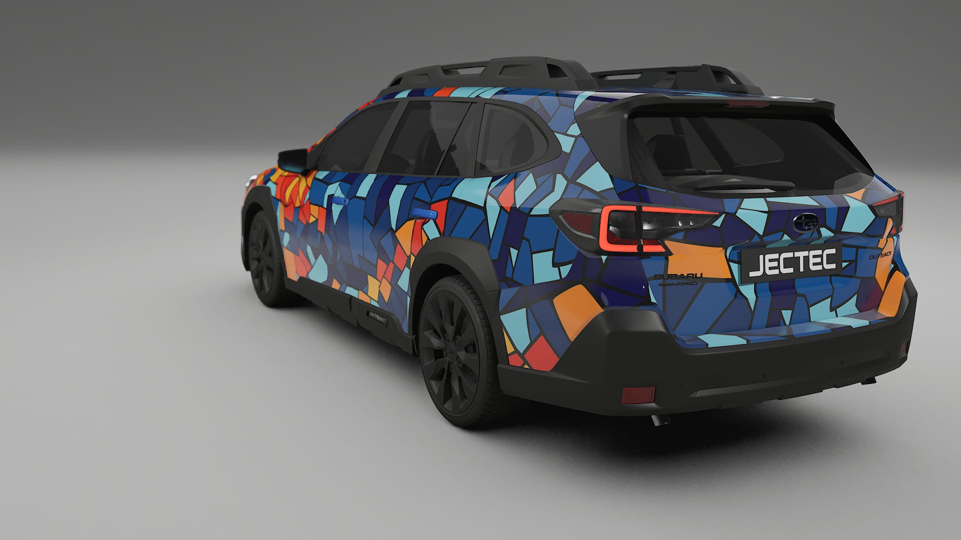 Subaru Outback VI BS prefacelift pre-LCI BARCELONA – Kit Wrap PPF Personalizzato in Pellicola Poliuretanica Stampabile