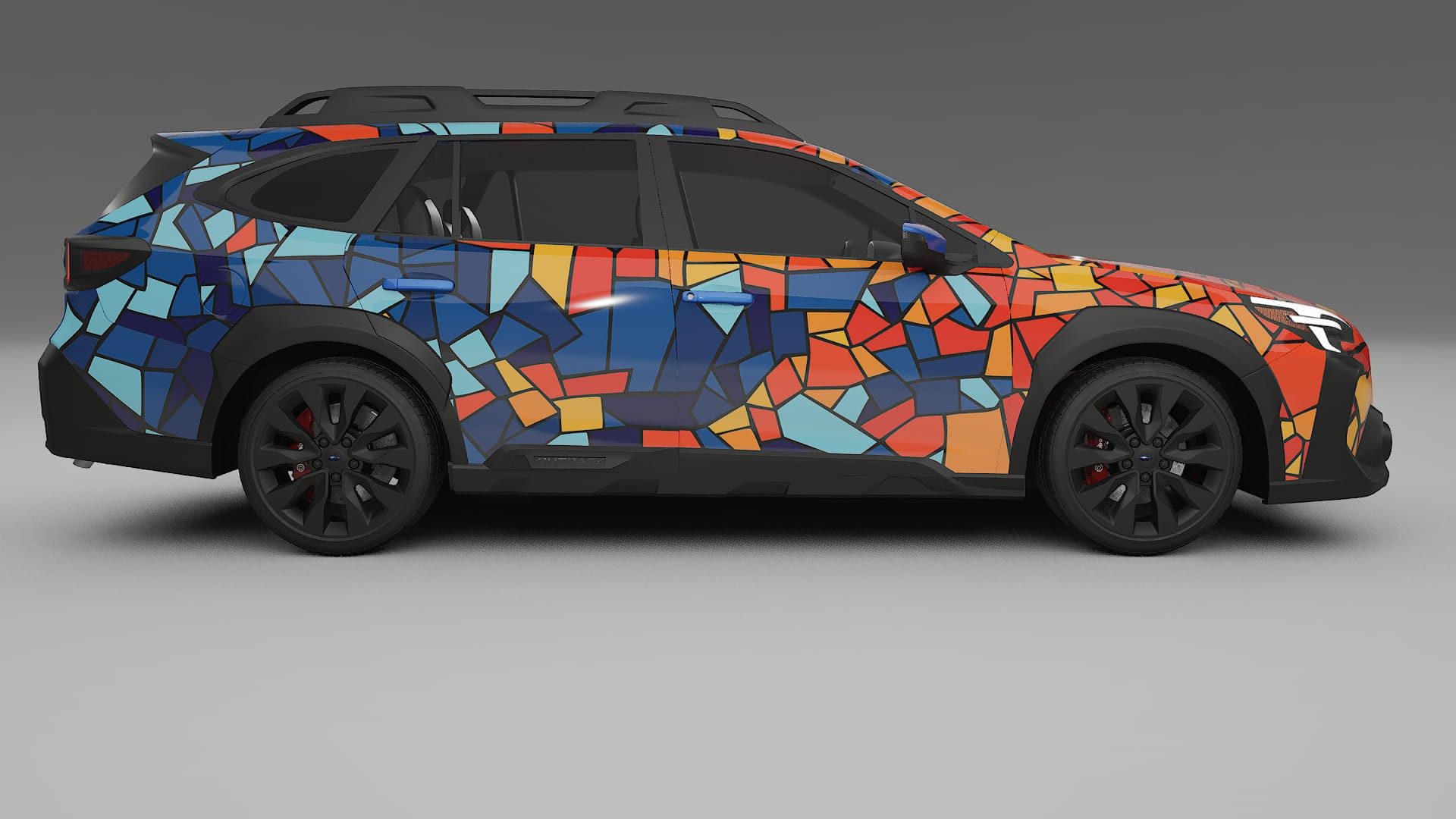 Subaru Outback VI BS prefacelift pre-LCI BARCELONA – Kit Wrap PPF Personalizzato in Pellicola Poliuretanica Stampabile