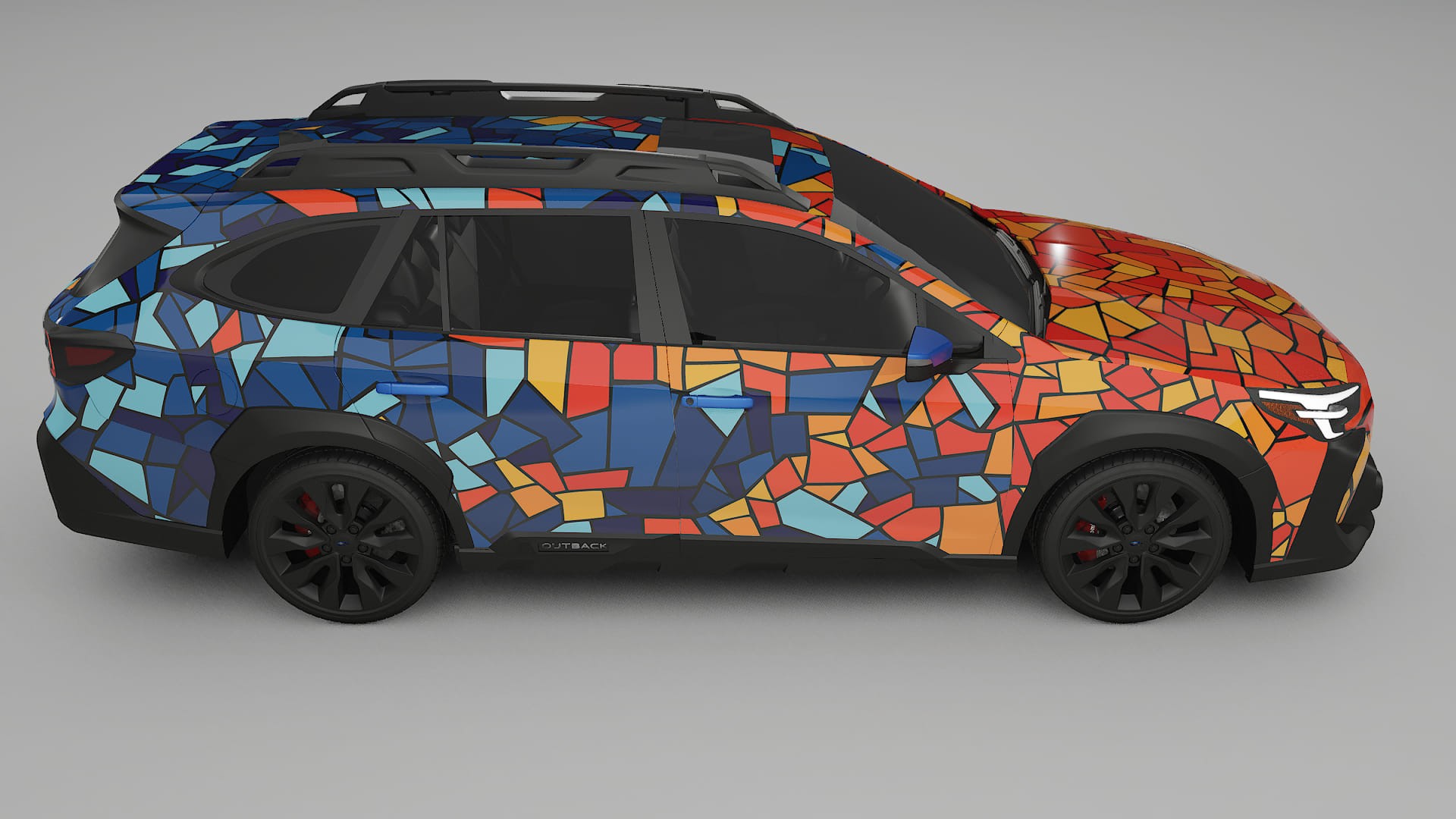 Subaru Outback VI BS prefacelift pre-LCI BARCELONA – Kit Wrap PPF Personalizzato in Pellicola Poliuretanica Stampabile