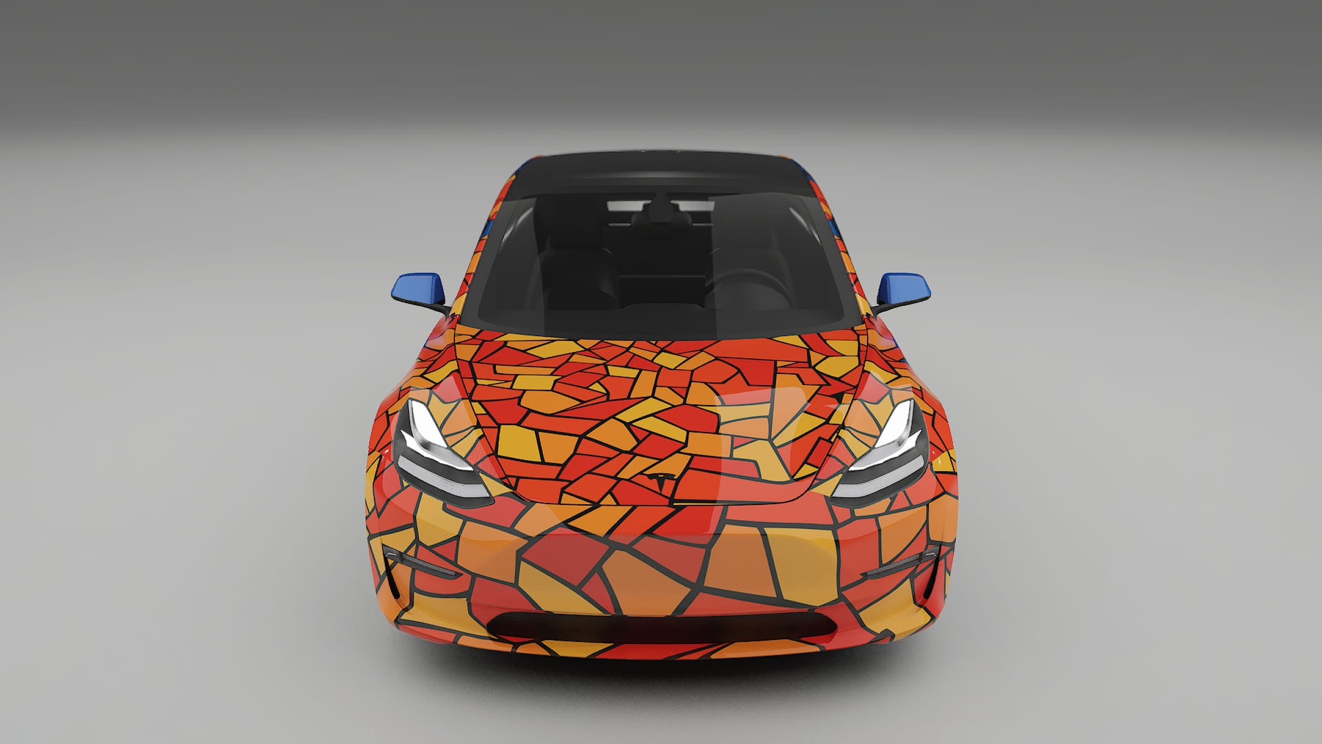 Tesla Model 3 BARCELONA Designed Wrap PPF Kit – Printable Polyurethane Film