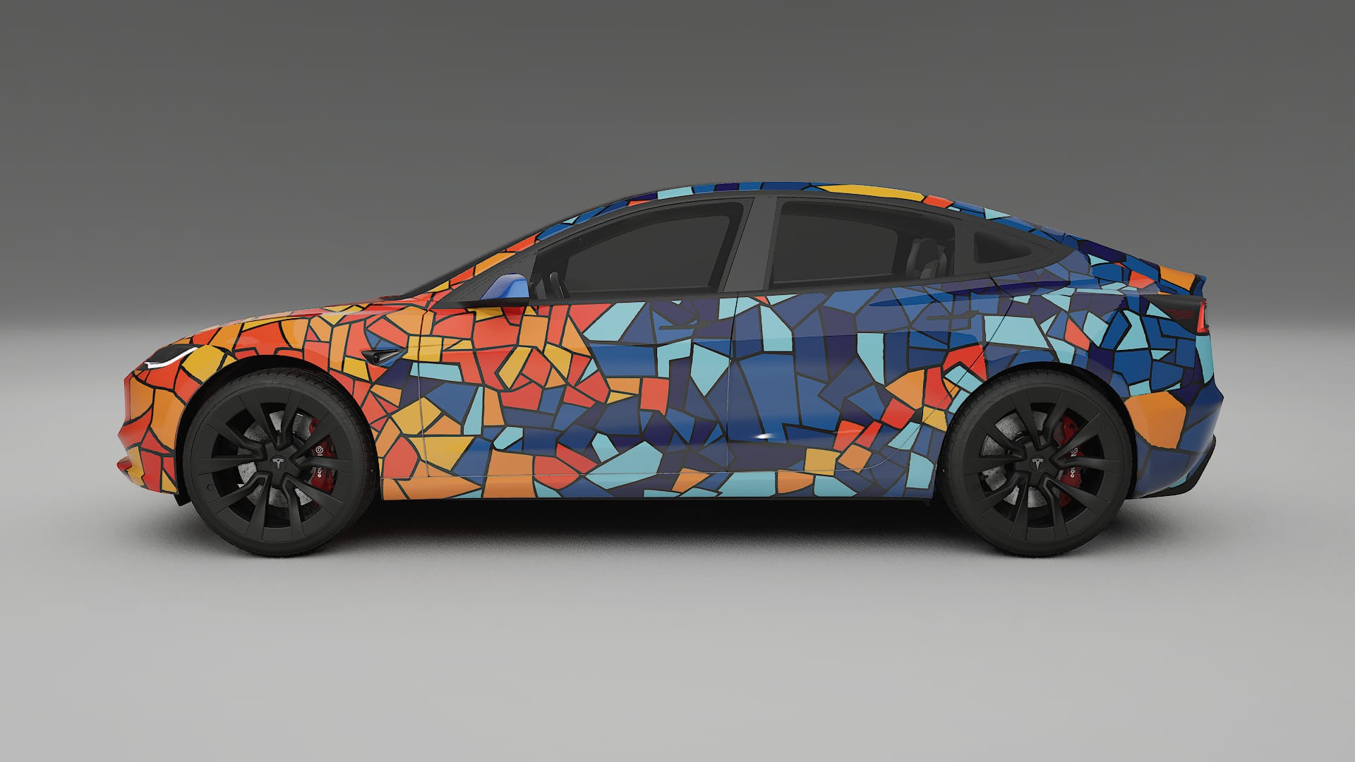 Tesla Model 3 Highland BARCELONA – Kit Wrap PPF Personalizzato in Pellicola Poliuretanica Stampabile