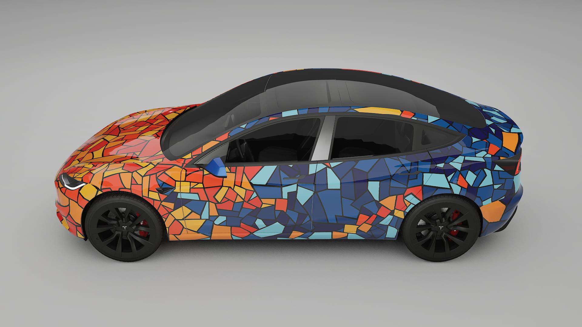 Tesla Model 3 Highland BARCELONA – Kit Wrap PPF Personalizzato in Pellicola Poliuretanica Stampabile
