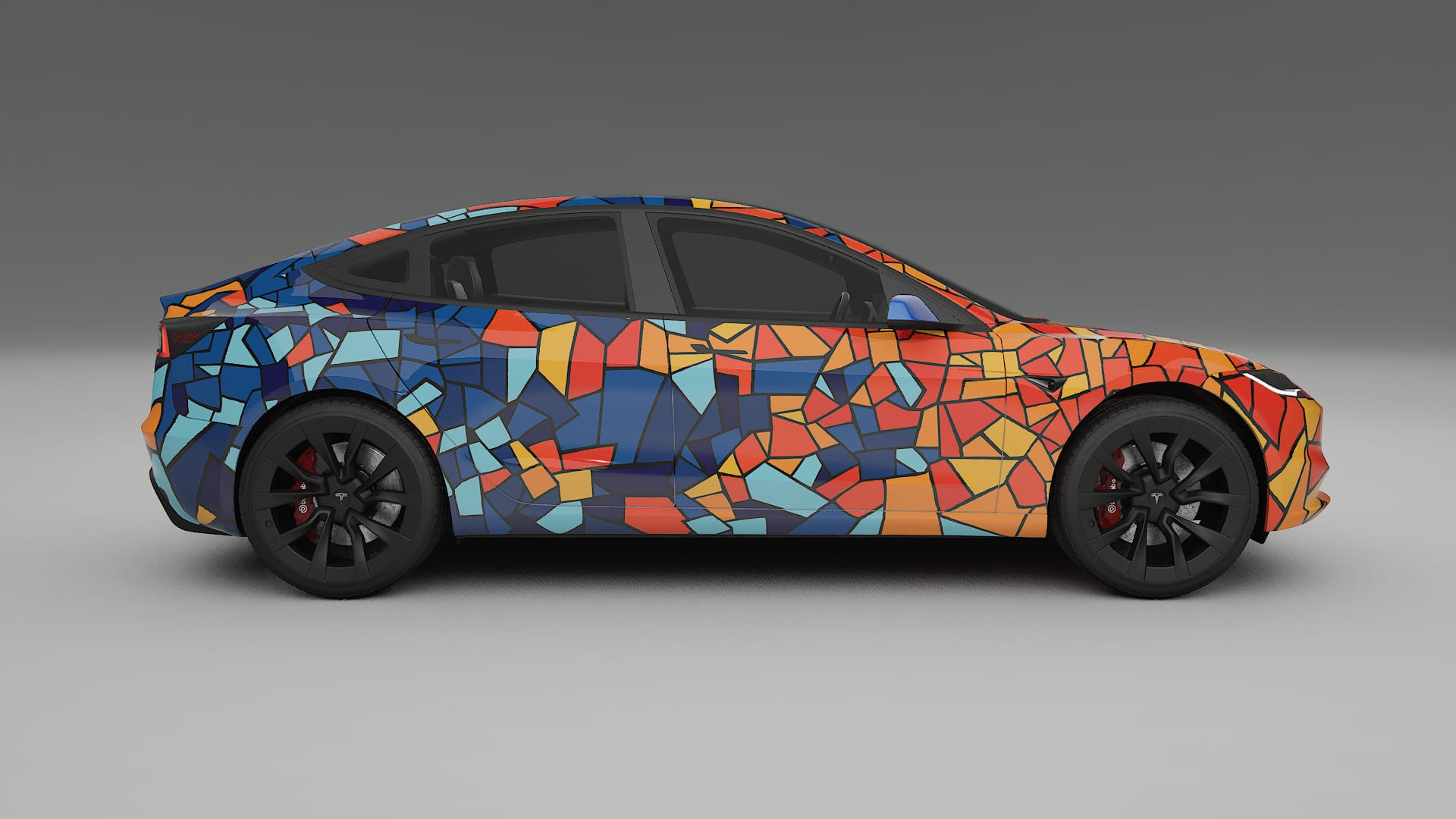 Tesla Model 3 Highland BARCELONA – Kit Wrap PPF Personalizzato in Pellicola Poliuretanica Stampabile