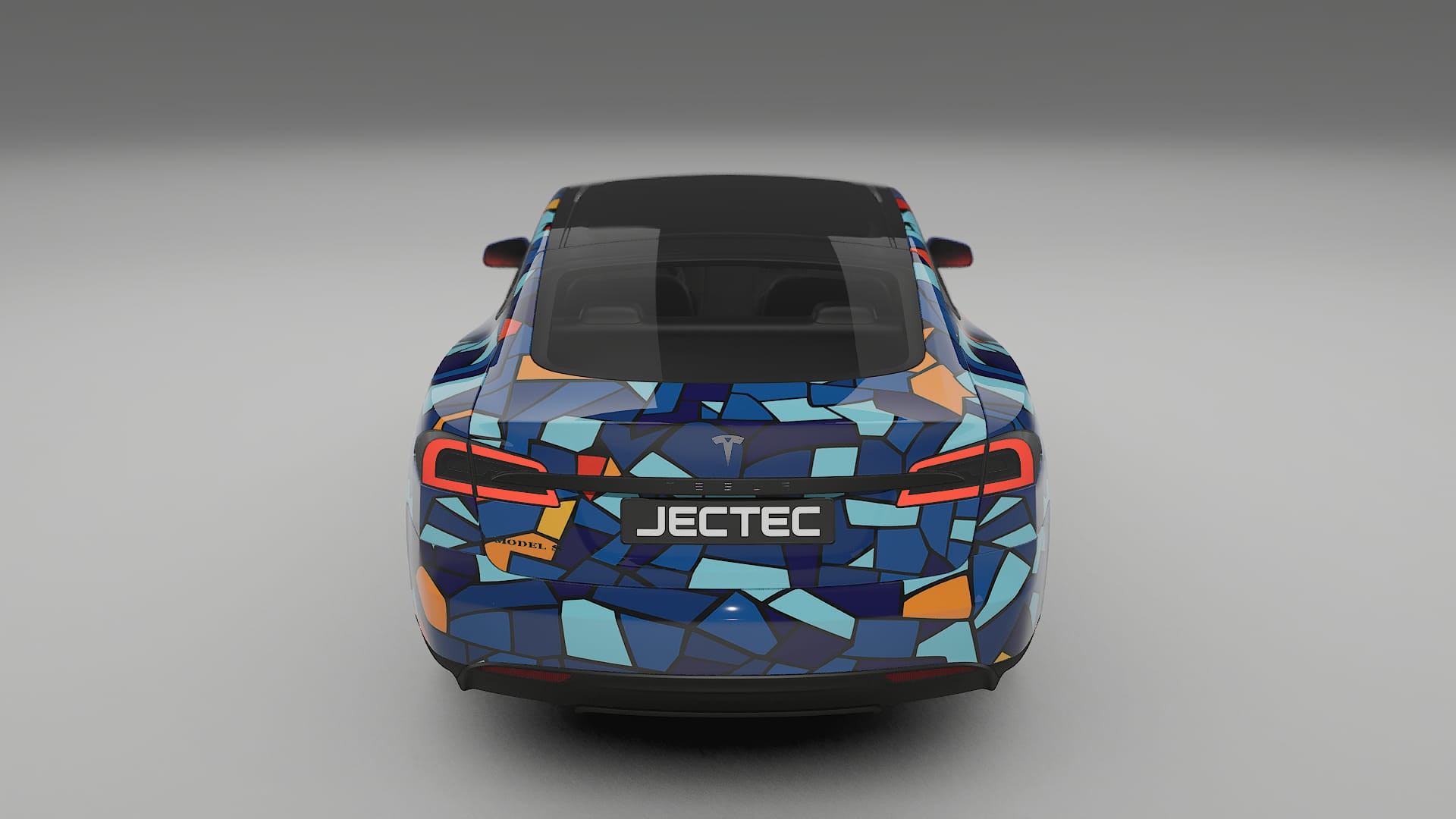 Tesla Model-S BARCELONA – Kit Wrap PPF Personalizzato in Pellicola Poliuretanica Stampabile