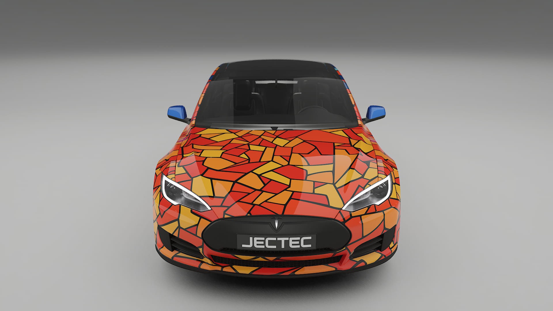 Tesla Model-S BARCELONA – Kit Wrap PPF Personalizzato in Pellicola Poliuretanica Stampabile