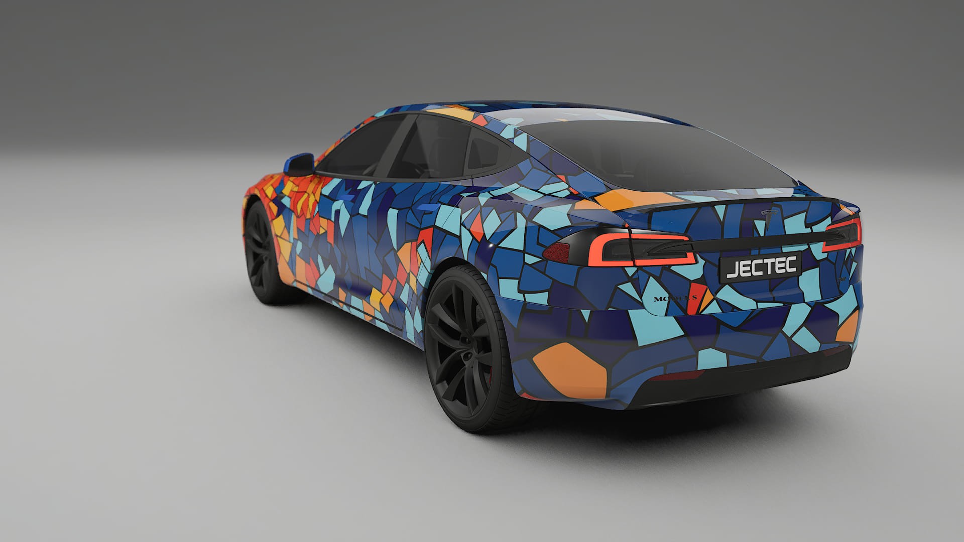 Tesla Model-S Refresh BARCELONA – Kit Wrap PPF Personalizzato in Pellicola Poliuretanica Stampabile