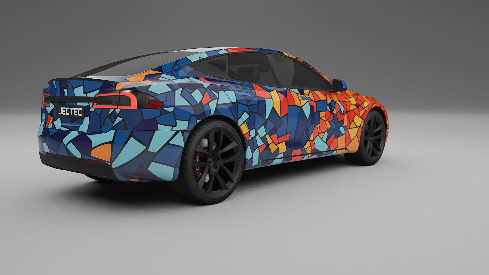 Tesla Model-S Refresh BARCELONA – Kit Wrap PPF Personalizzato in Pellicola Poliuretanica Stampabile