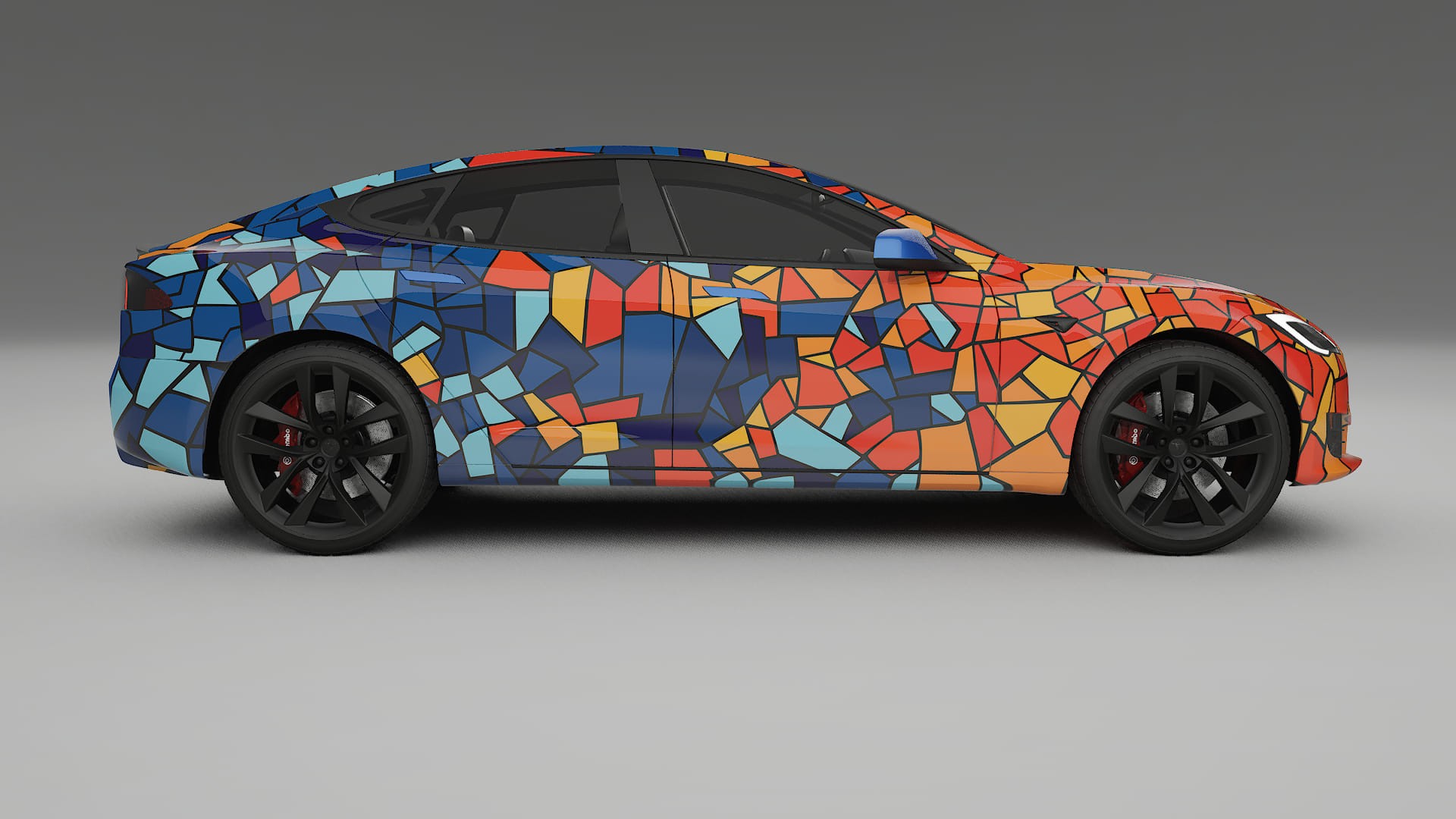Tesla Model-S Refresh BARCELONA – Kit Wrap PPF Personalizzato in Pellicola Poliuretanica Stampabile