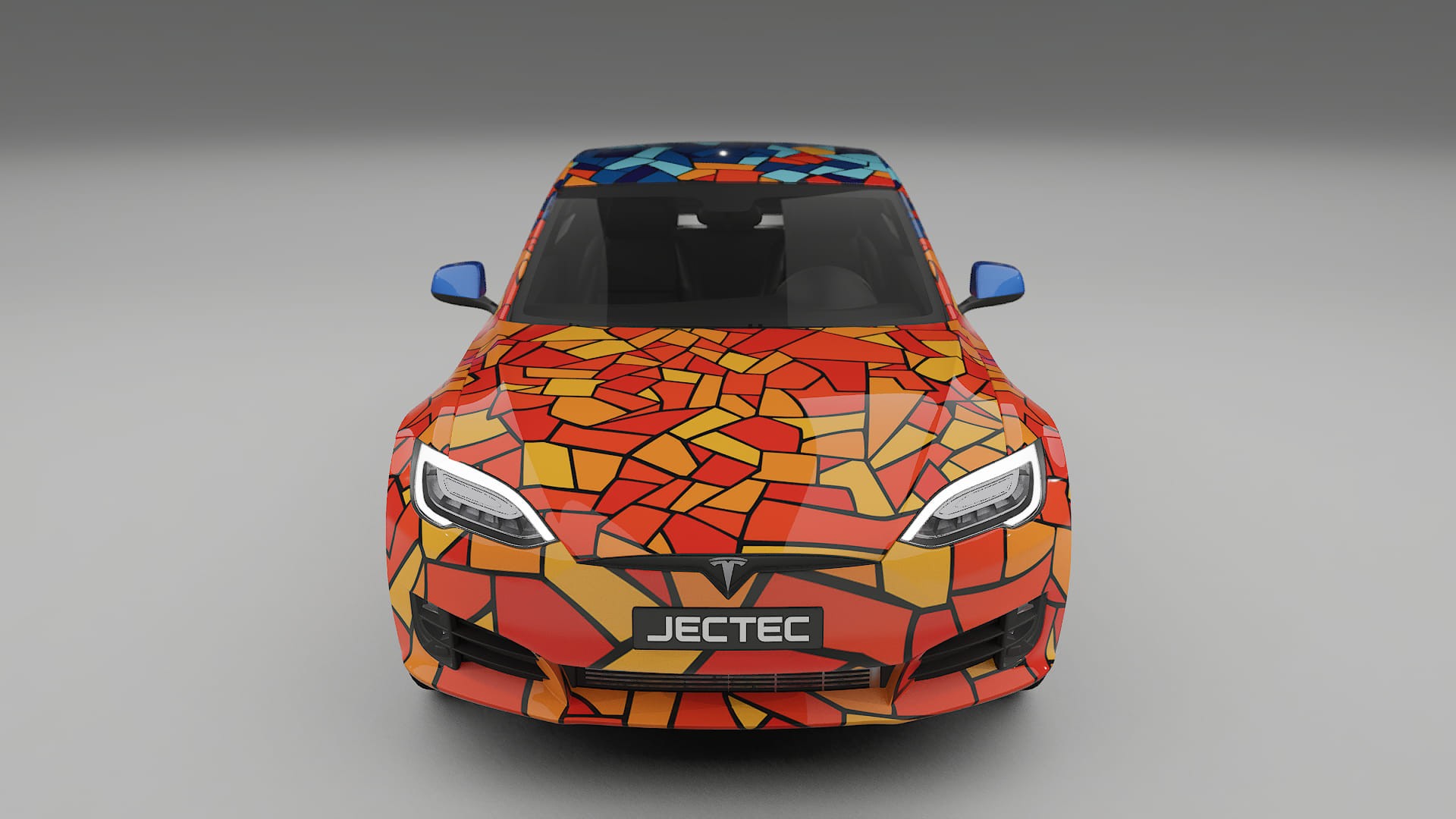 Tesla Model-S Refresh BARCELONA – Kit Wrap PPF Personalizzato in Pellicola Poliuretanica Stampabile