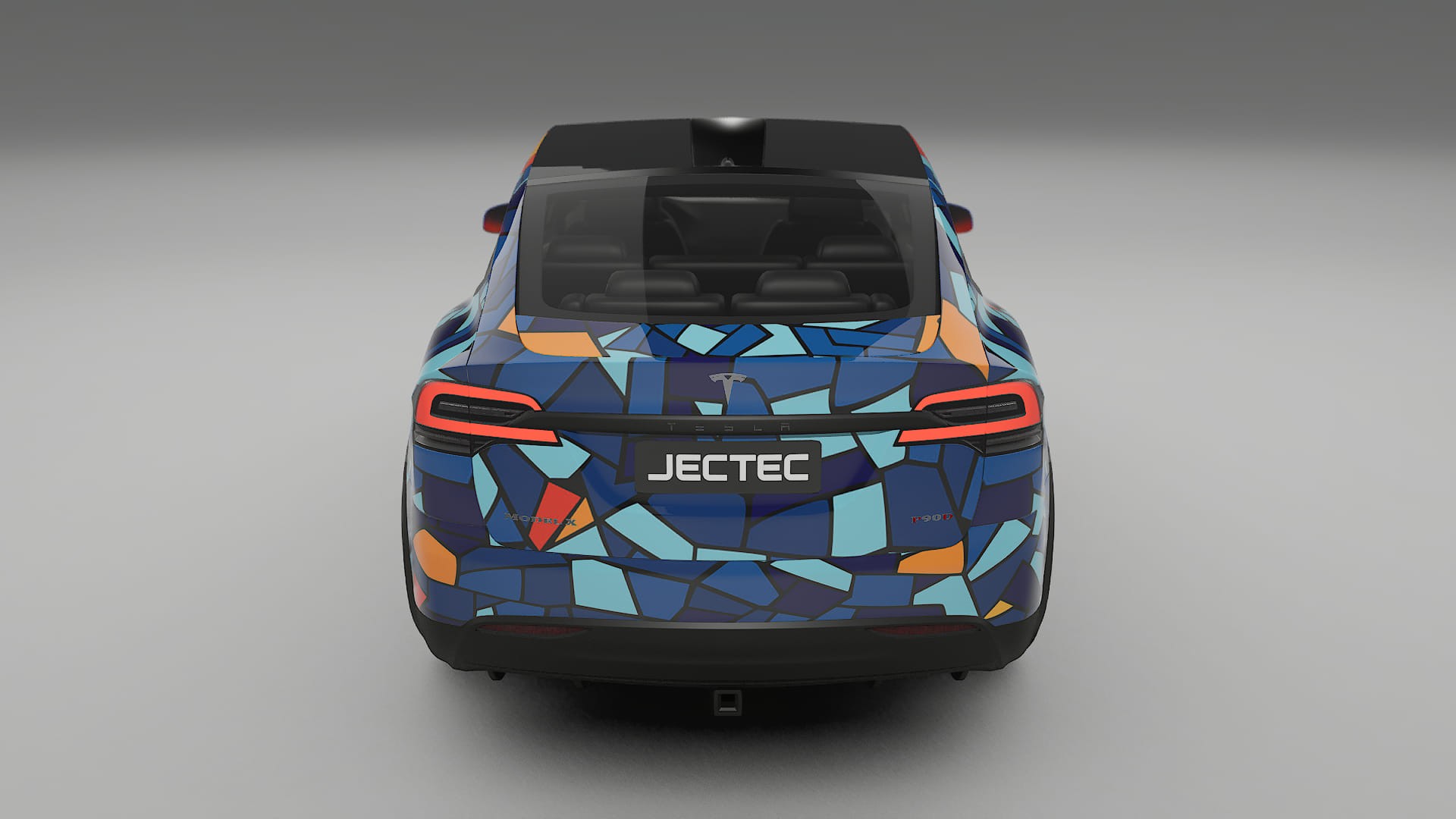 Tesla Model X BARCELONA – Kit Wrap PPF Personalizzato in Pellicola Poliuretanica Stampabile