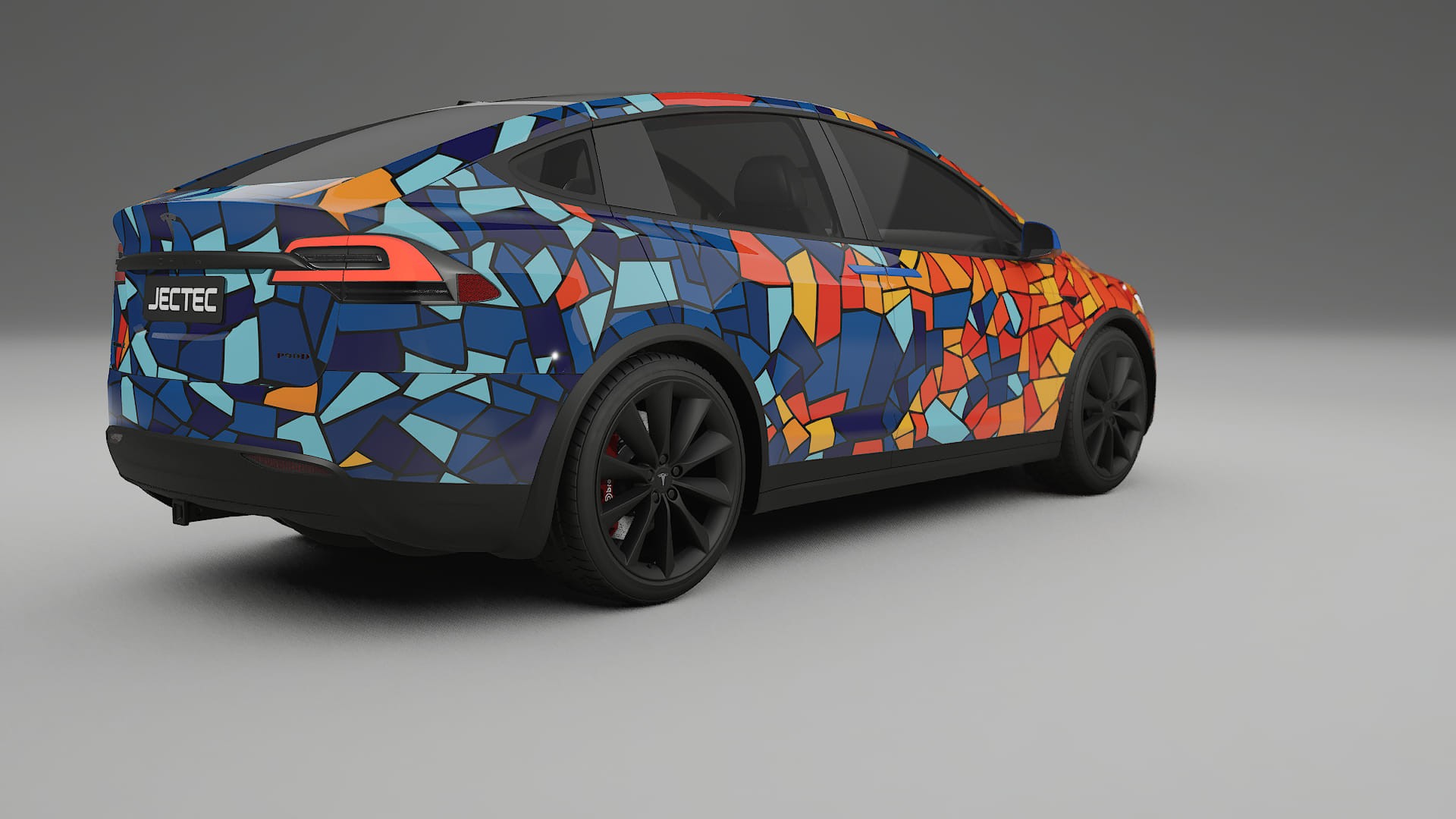 Tesla Model X BARCELONA – Kit Wrap PPF Personalizzato in Pellicola Poliuretanica Stampabile