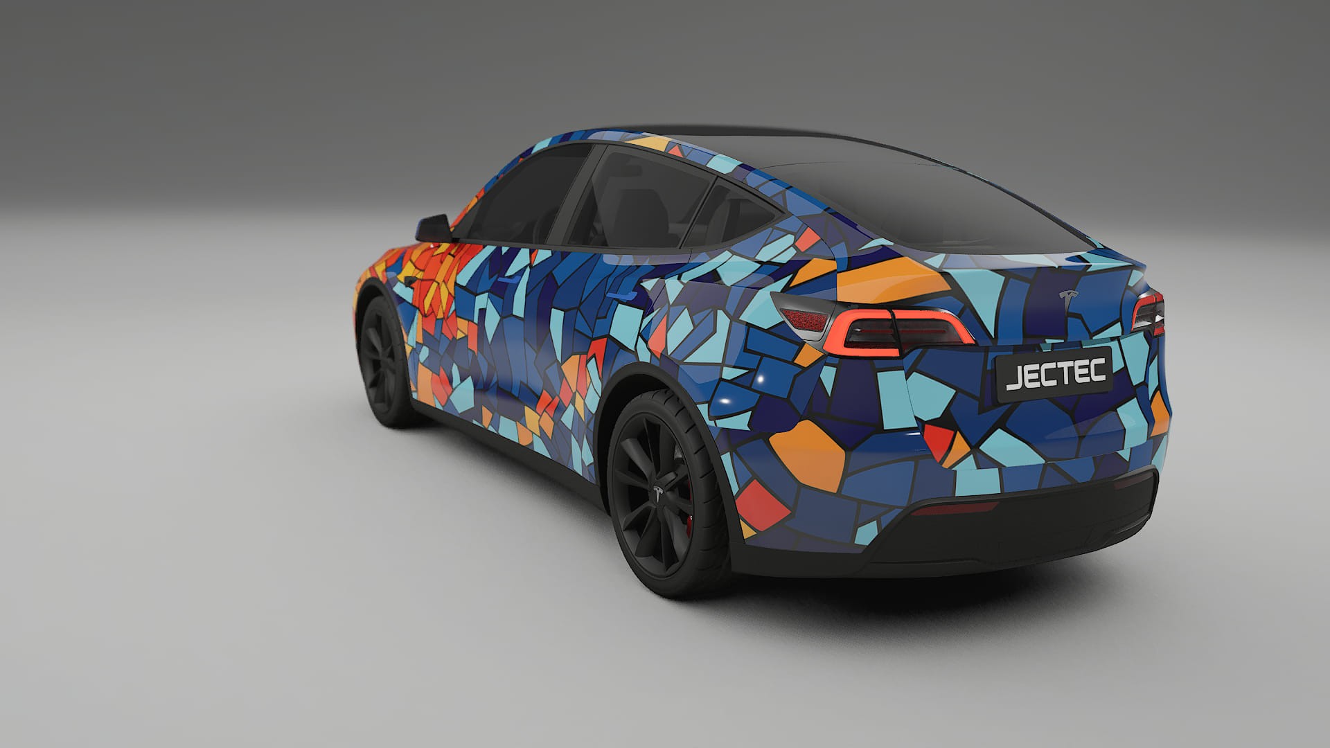 Tesla Model Y BARCELONA – Kit Wrap PPF Personalizzato in Pellicola Poliuretanica Stampabile