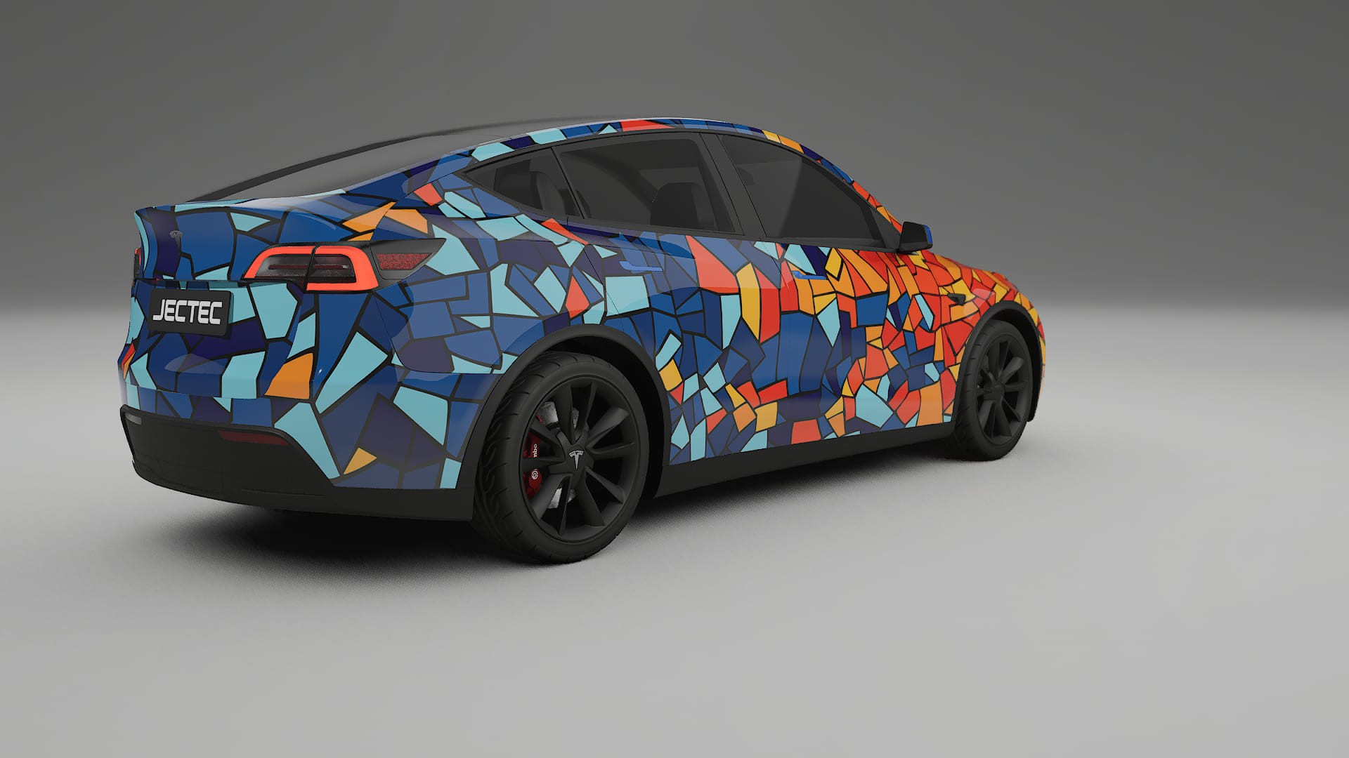 Tesla Model Y BARCELONA – Kit Wrap PPF Personalizzato in Pellicola Poliuretanica Stampabile