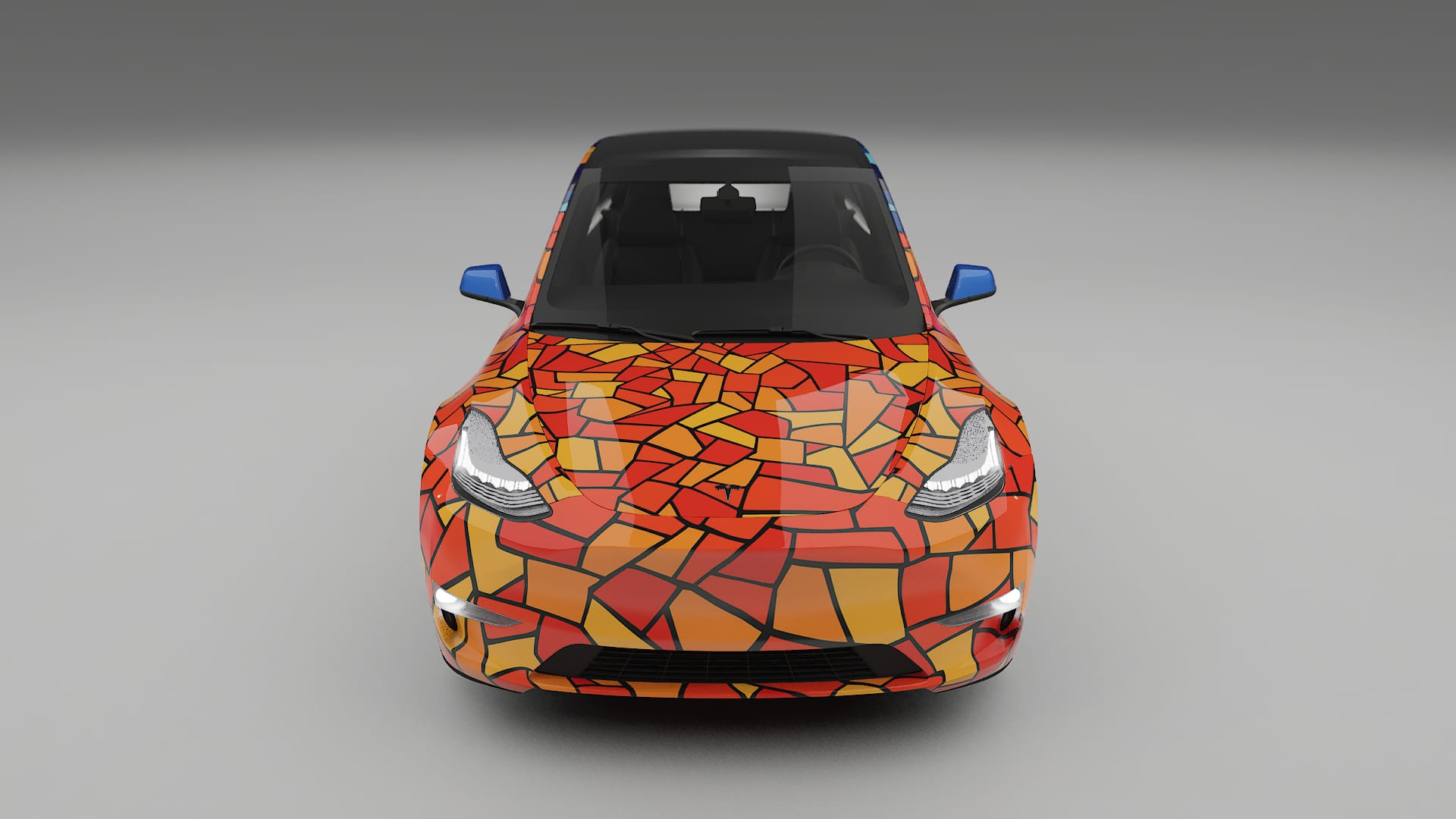 Tesla Model Y BARCELONA – Kit Wrap PPF Personalizzato in Pellicola Poliuretanica Stampabile