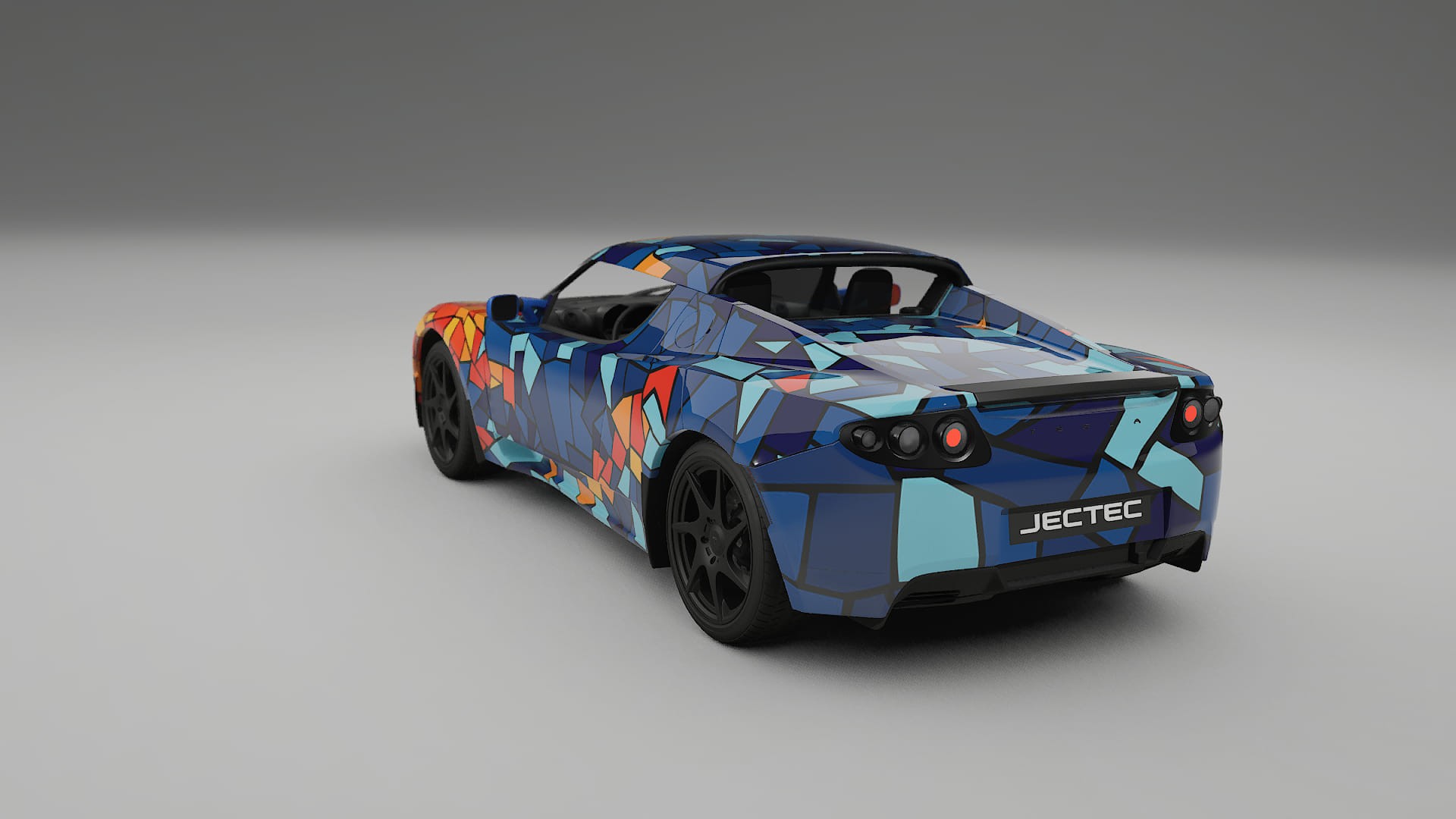 Tesla Roadster 2.5 BARCELONA – Kit Wrap PPF Personalizzato in Pellicola Poliuretanica Stampabile