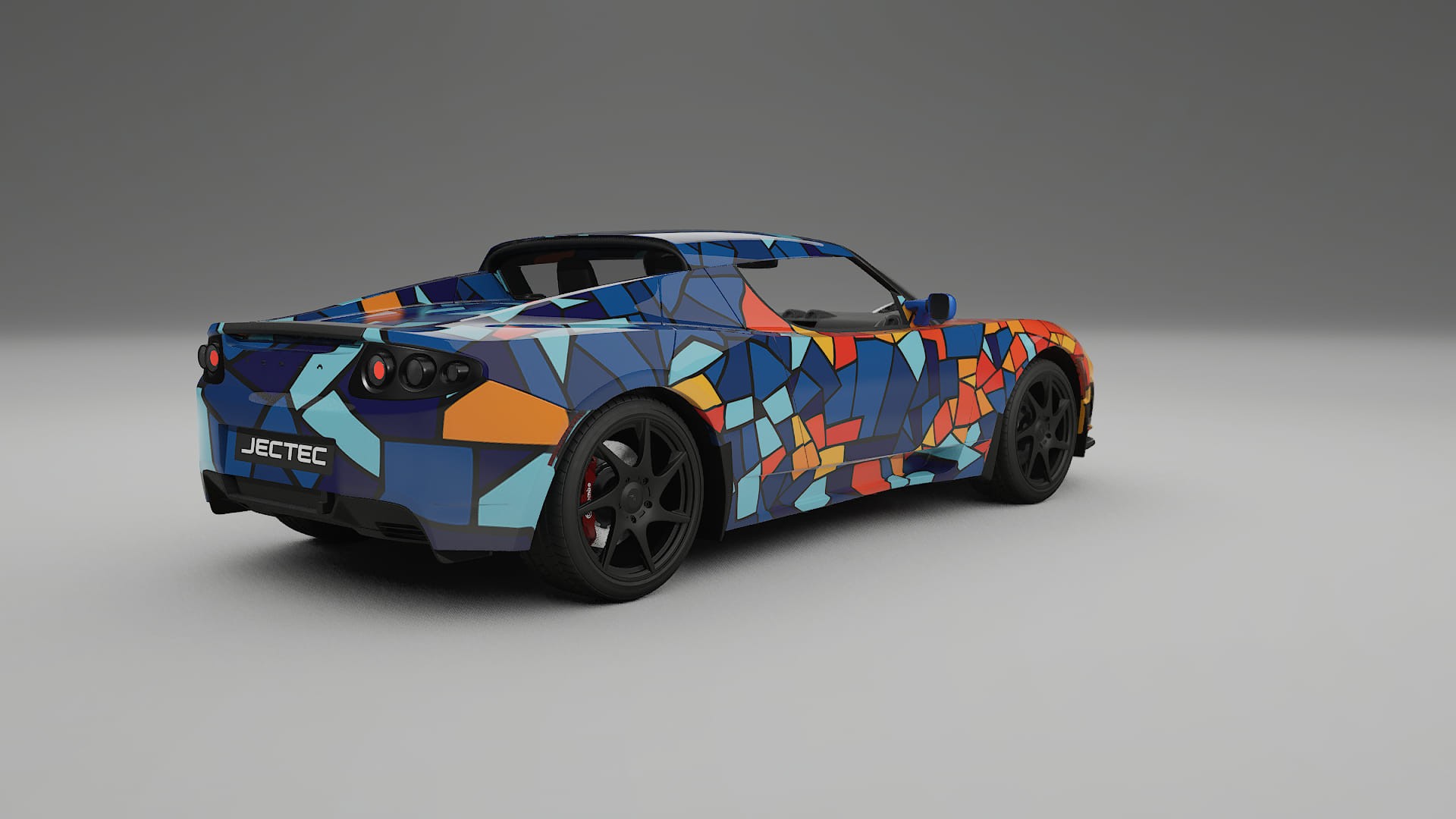 Tesla Roadster 2.5 BARCELONA – Kit Wrap PPF Personalizzato in Pellicola Poliuretanica Stampabile