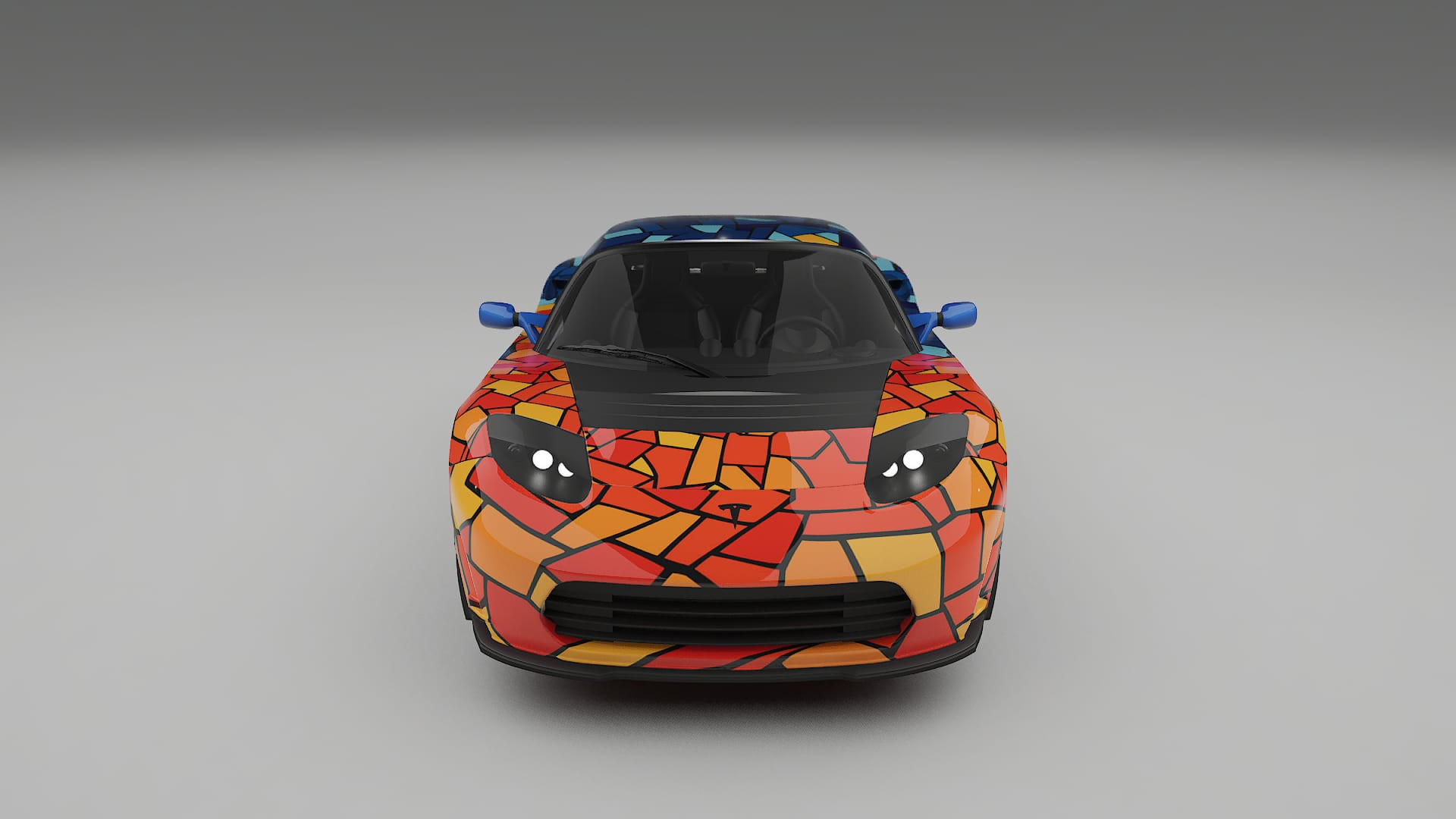 Tesla Roadster 2.5 BARCELONA – Kit Wrap PPF Personalizzato in Pellicola Poliuretanica Stampabile