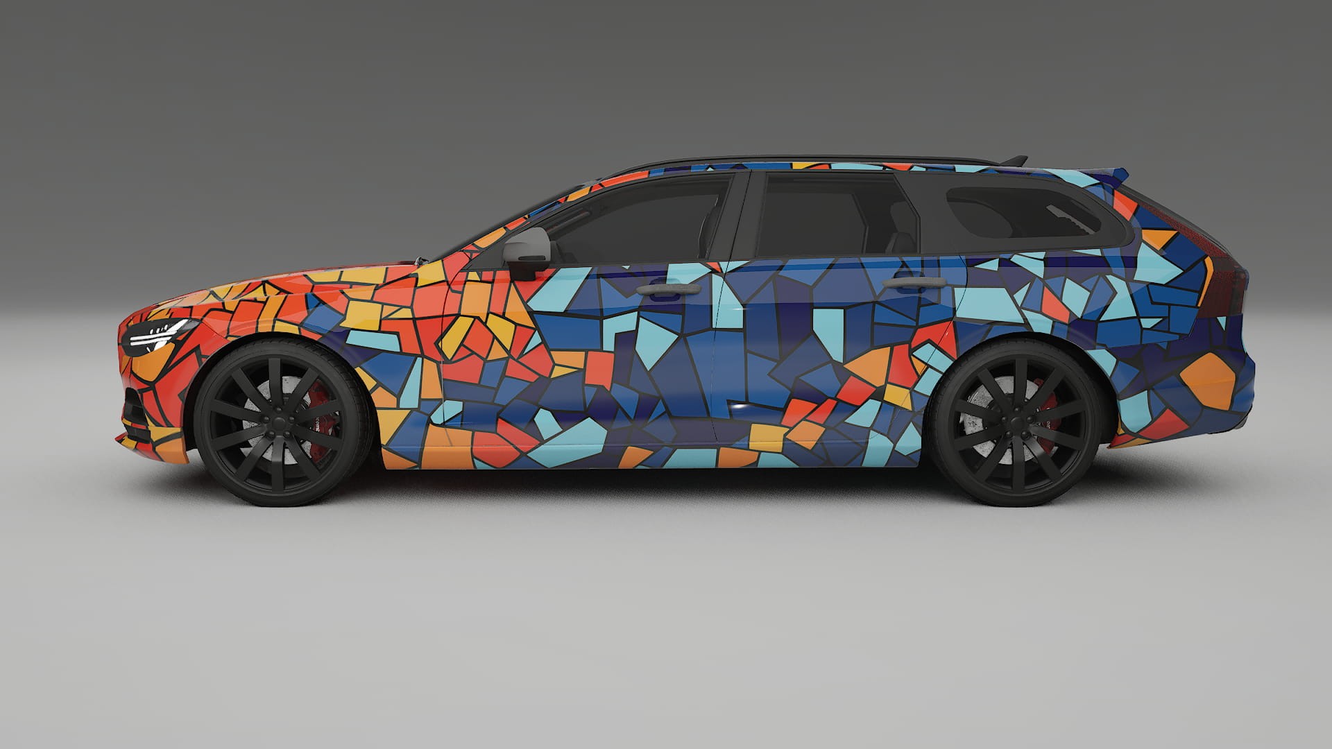Volvo V90 P5 BARCELONA – Kit Wrap PPF Personalizzato in Pellicola Poliuretanica Stampabile