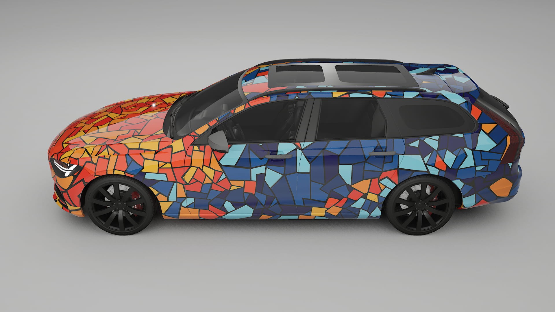 Volvo V90 P5 BARCELONA – Kit Wrap PPF Personalizzato in Pellicola Poliuretanica Stampabile