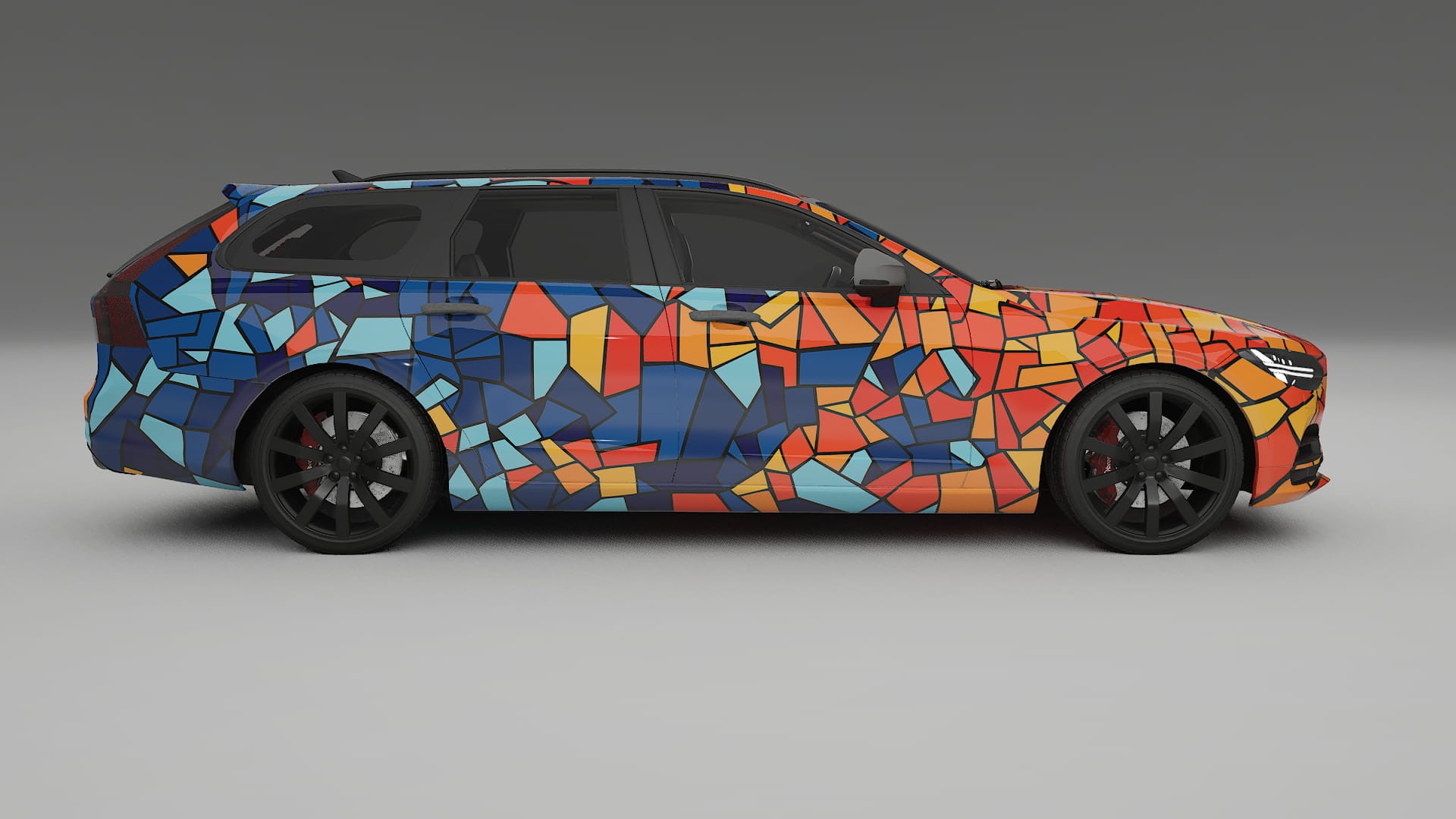 Volvo V90 P5 BARCELONA – Kit Wrap PPF Personalizzato in Pellicola Poliuretanica Stampabile