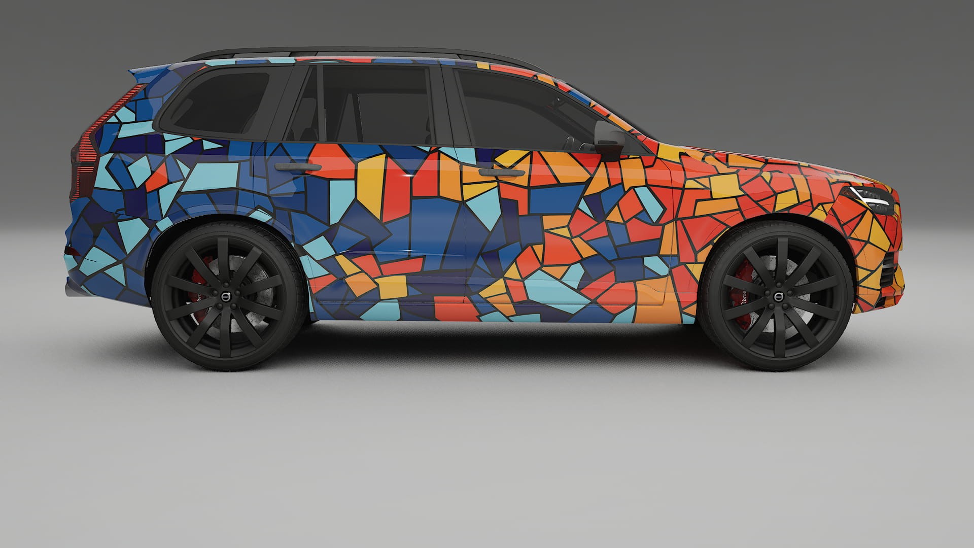 Volvo XC90 SPA BARCELONA – Kit Wrap PPF Personalizzato in Pellicola Poliuretanica Stampabile