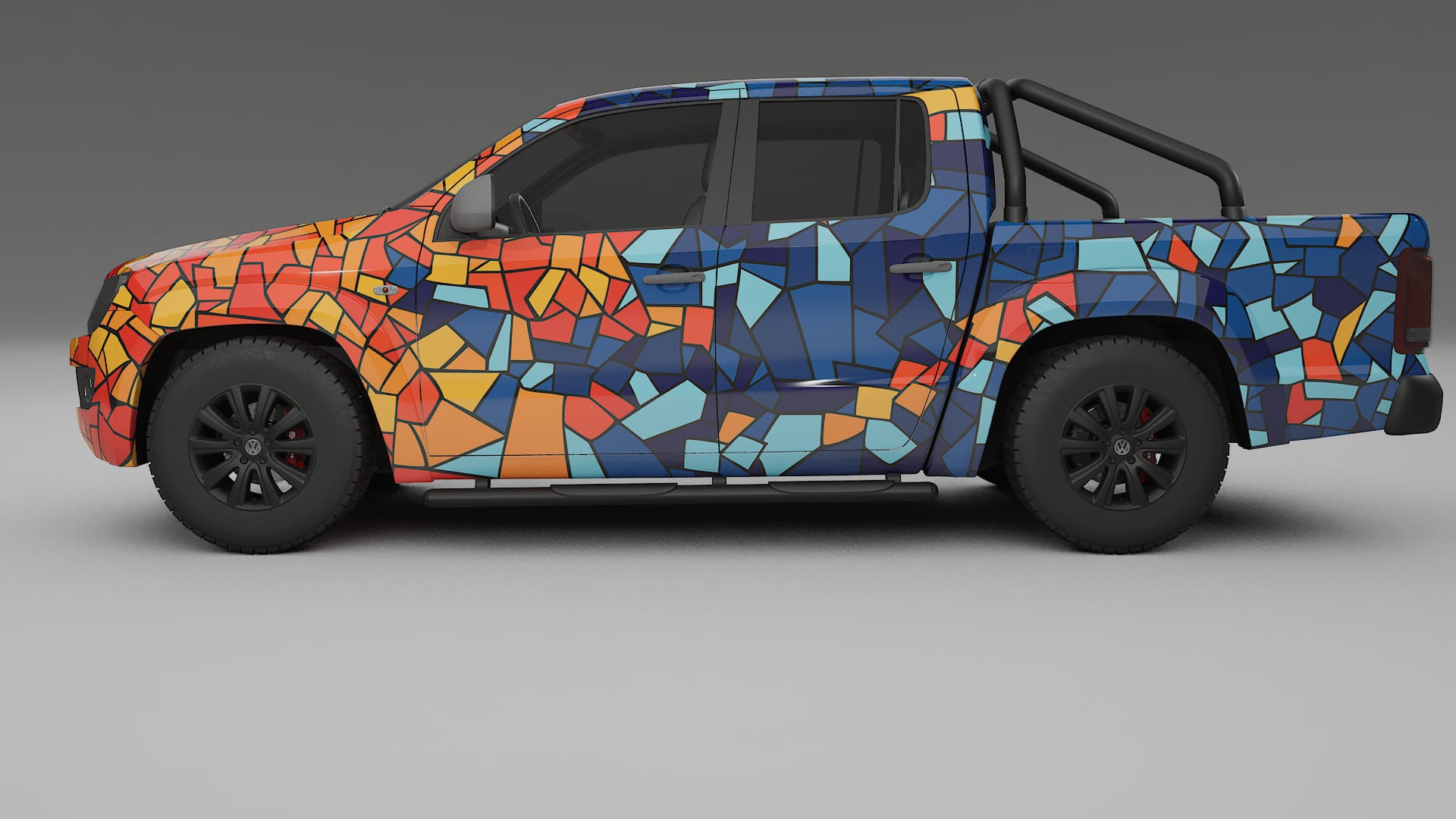 VW Amarok 2H BARCELONA – Kit Wrap PPF Personalizzato in Pellicola Poliuretanica Stampabile