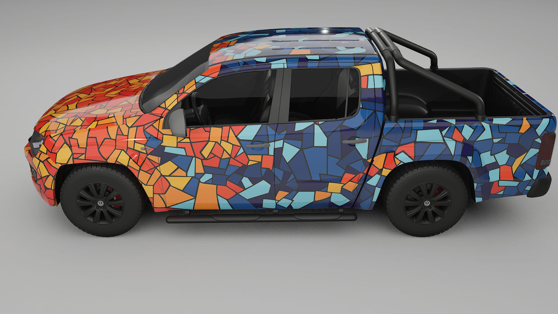 VW Amarok 2H BARCELONA – Kit Wrap PPF Personalizzato in Pellicola Poliuretanica Stampabile