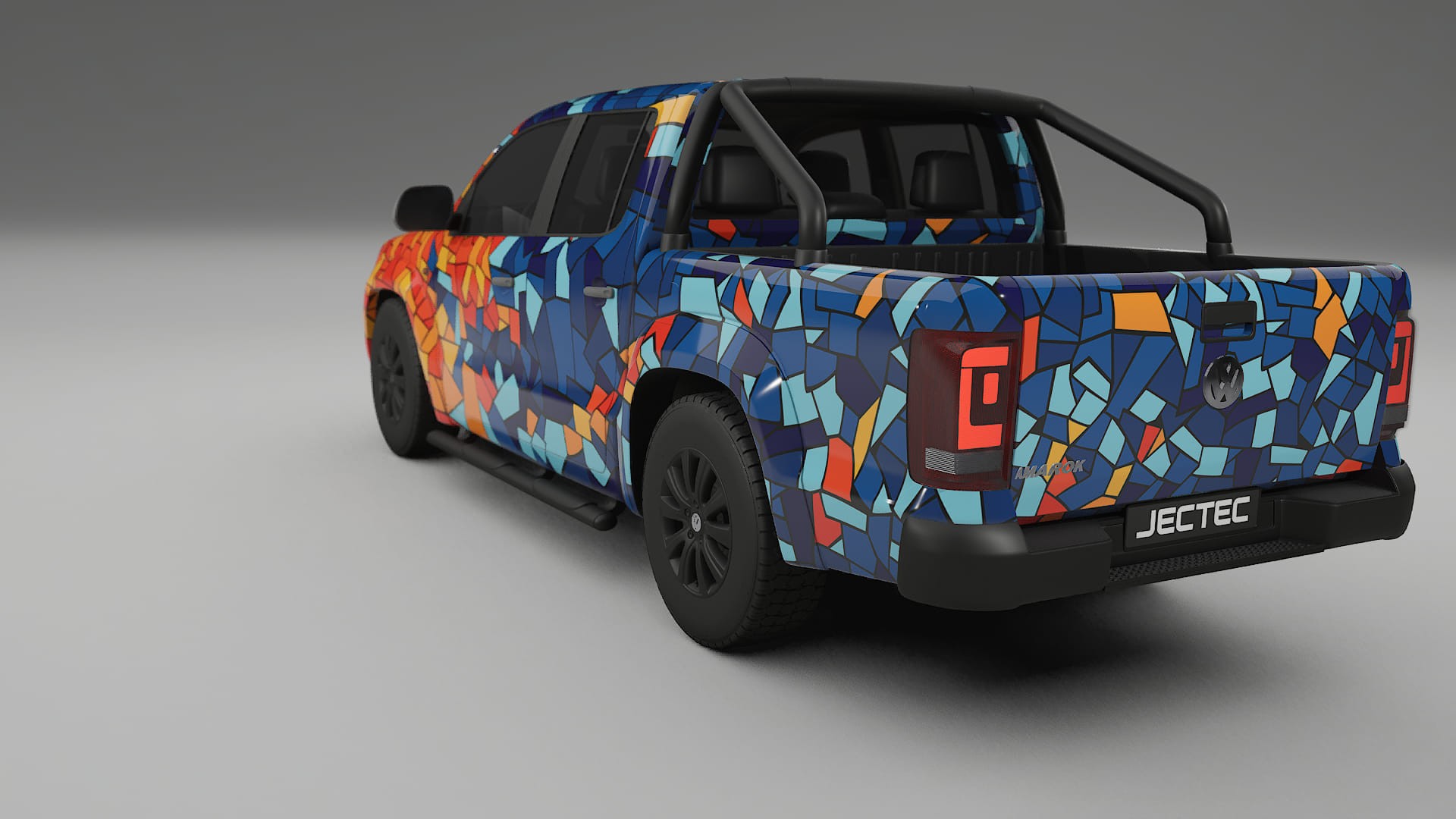 VW Amarok 2H BARCELONA – Kit Wrap PPF Personalizzato in Pellicola Poliuretanica Stampabile