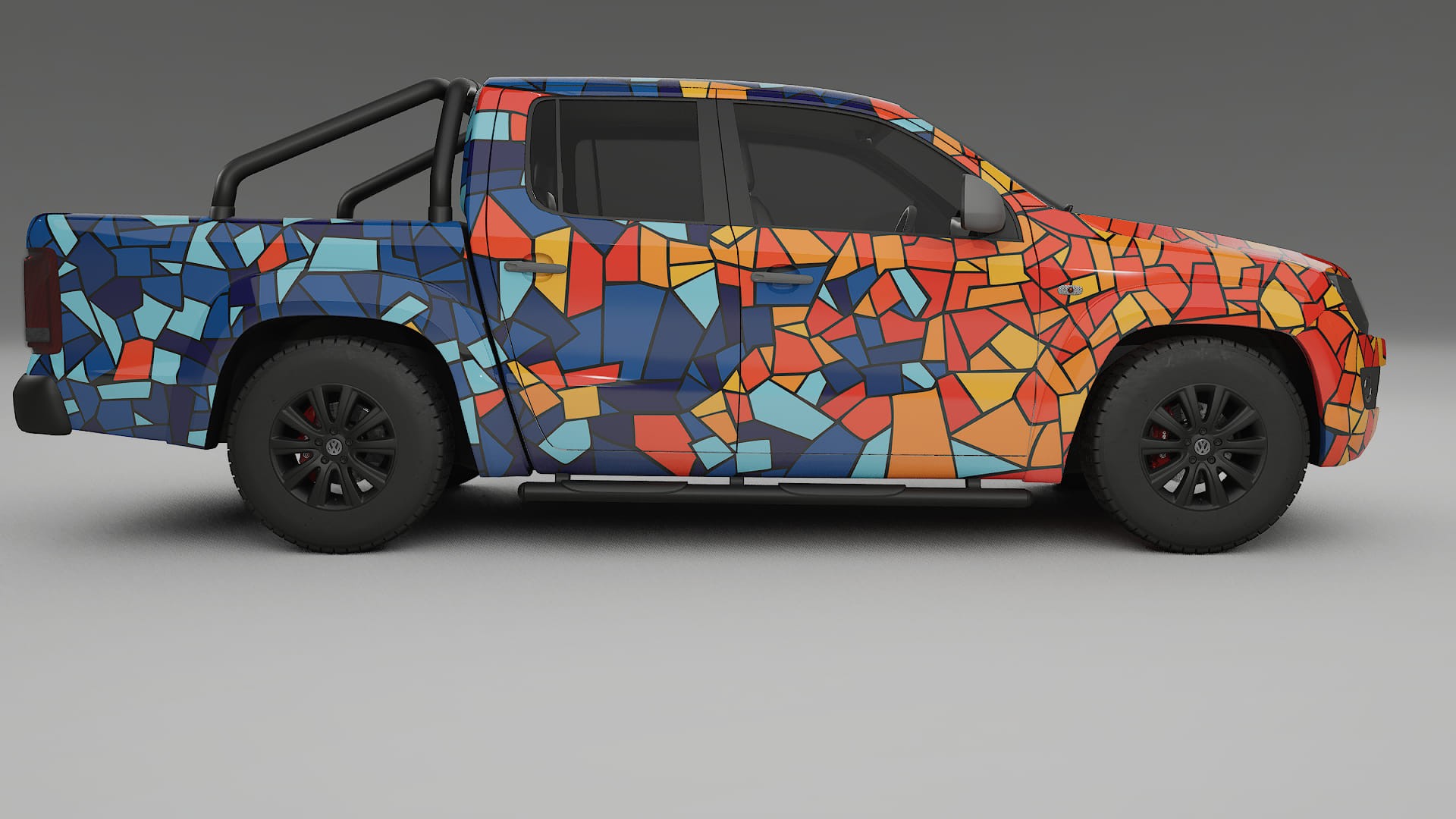 VW Amarok 2H BARCELONA – Kit Wrap PPF Personalizzato in Pellicola Poliuretanica Stampabile