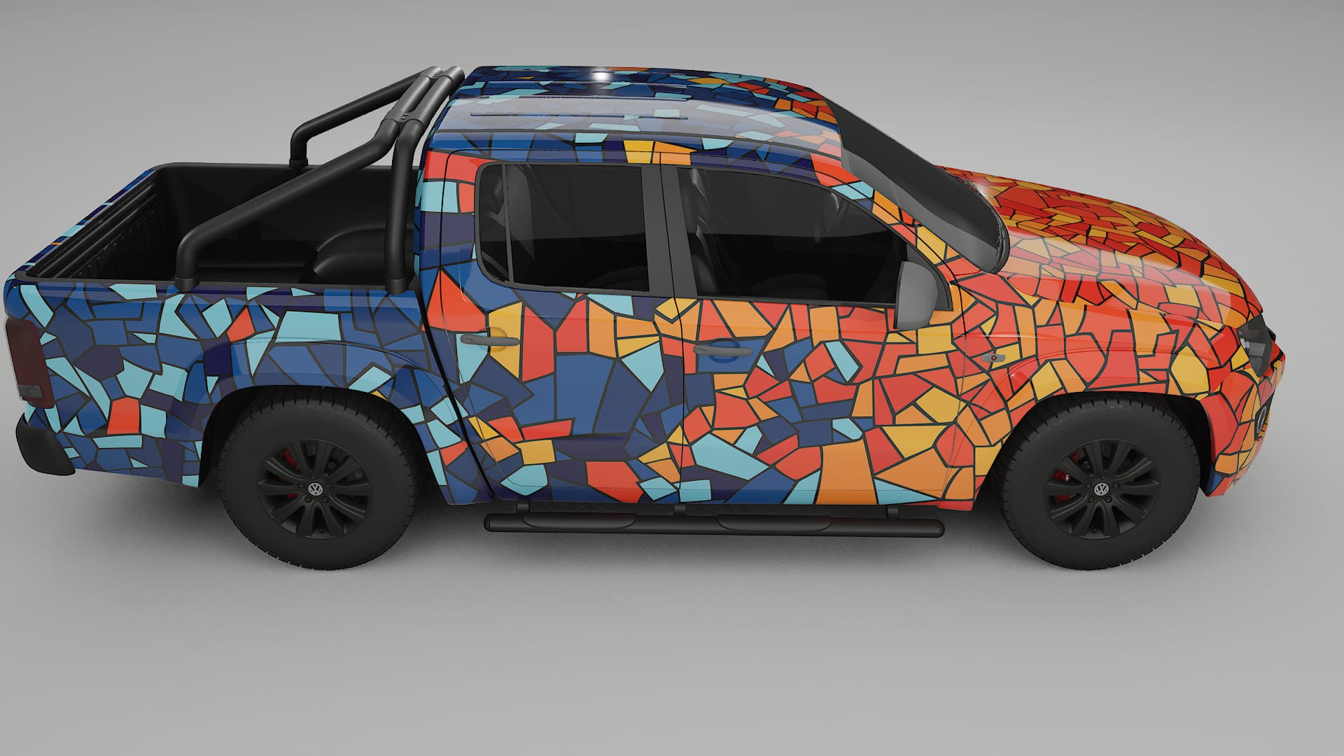 VW Amarok 2H BARCELONA – Kit Wrap PPF Personalizzato in Pellicola Poliuretanica Stampabile