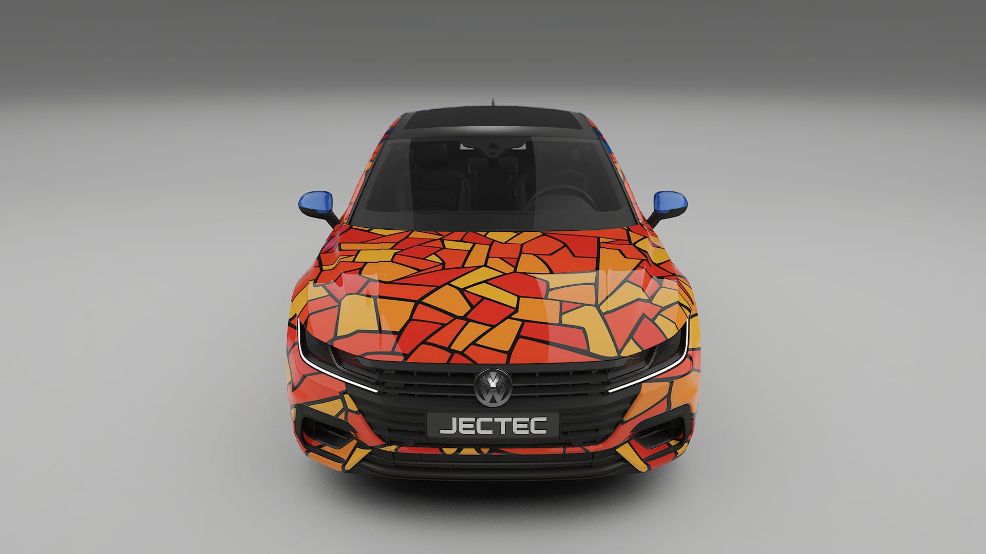 VW Arteon R 3H prefacelift pre-LCI BARCELONA – Kit Wrap PPF Personalizzato in Pellicola Poliuretanica Stampabile
