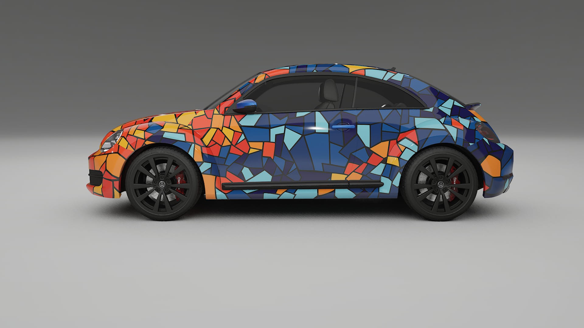 VW Beetle A5 prefacelift pre-LCI BARCELONA – Kit Wrap PPF Personalizzato in Pellicola Poliuretanica Stampabile