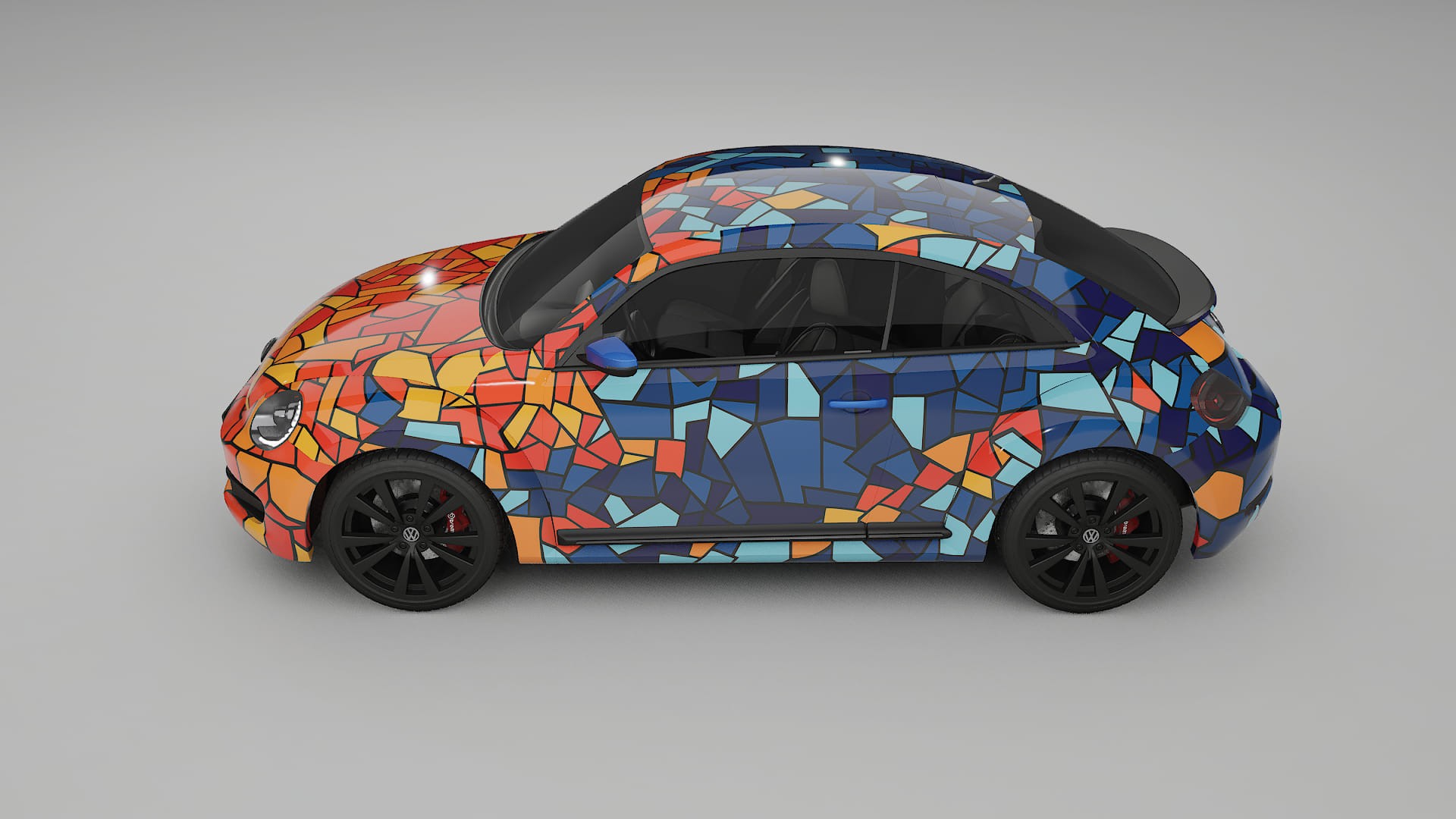 VW Beetle A5 prefacelift pre-LCI BARCELONA – Kit Wrap PPF Personalizzato in Pellicola Poliuretanica Stampabile