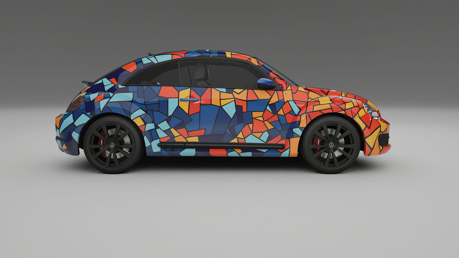 VW Beetle A5 prefacelift pre-LCI BARCELONA – Kit Wrap PPF Personalizzato in Pellicola Poliuretanica Stampabile
