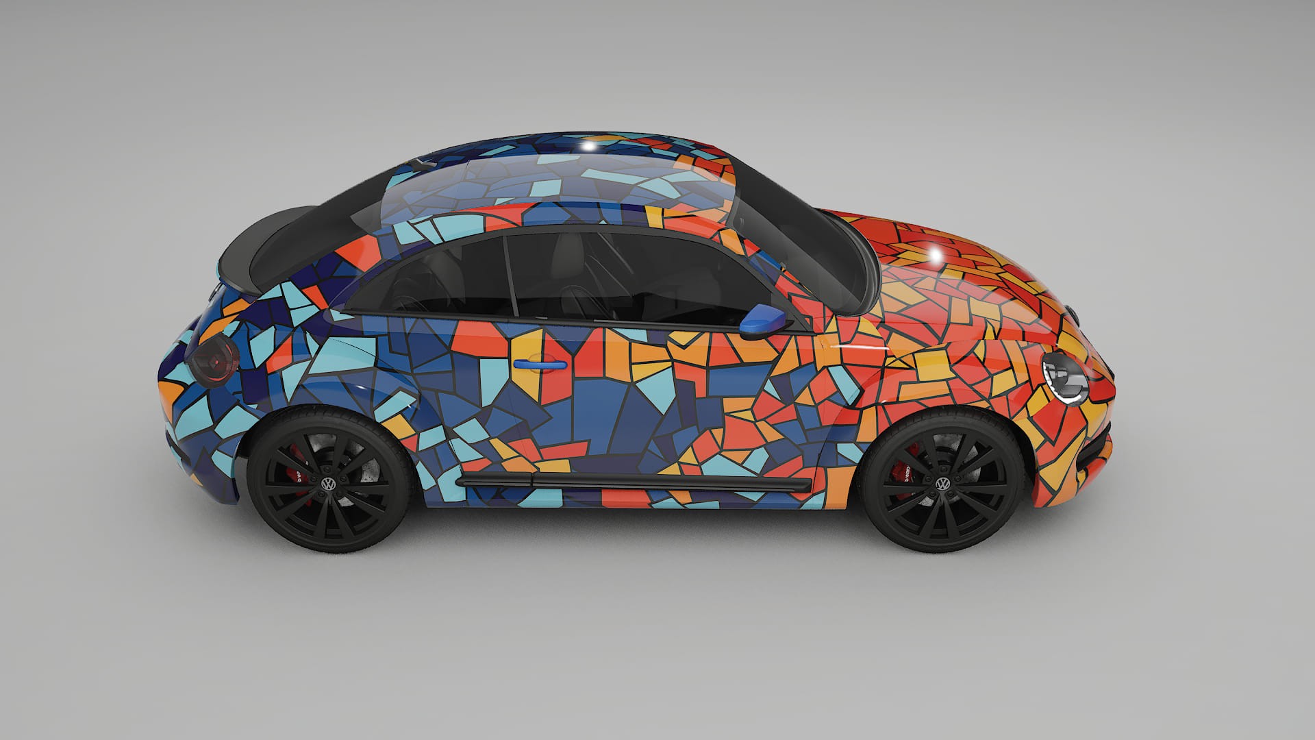 VW Beetle A5 prefacelift pre-LCI BARCELONA – Kit Wrap PPF Personalizzato in Pellicola Poliuretanica Stampabile