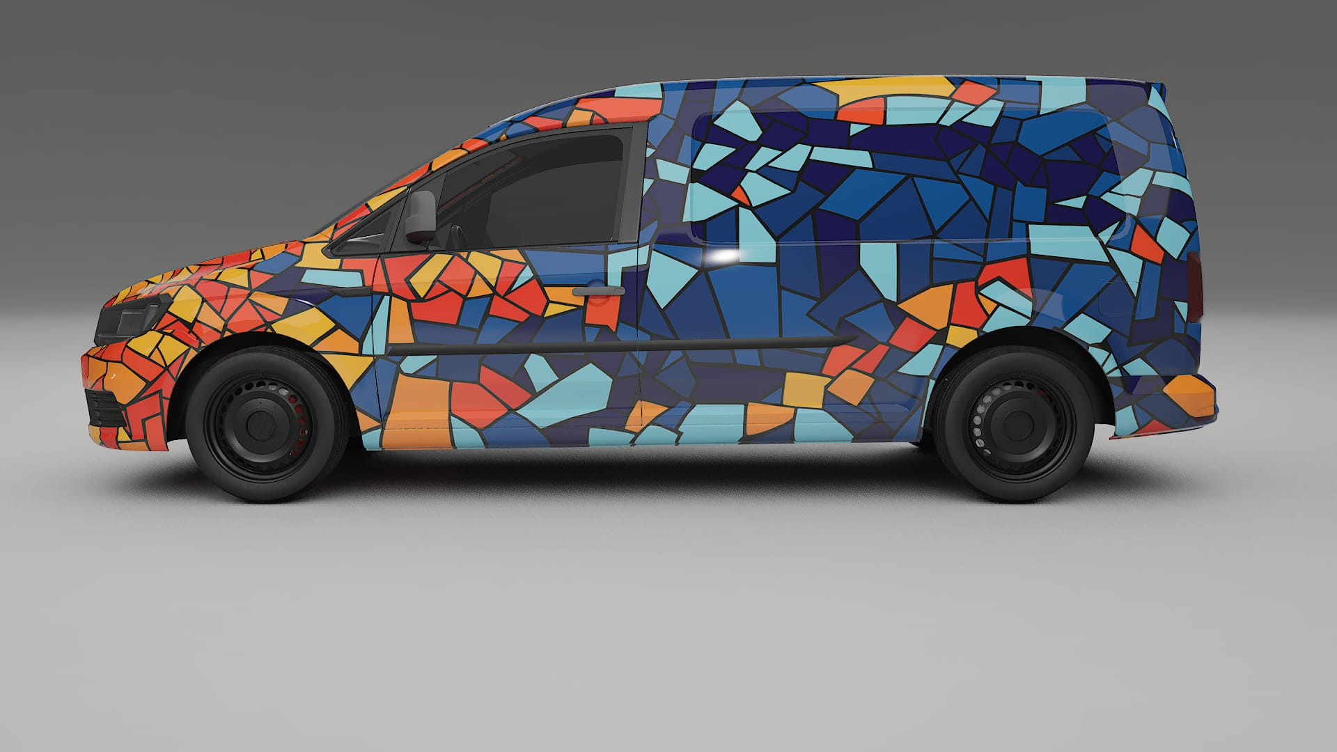 VW Caddy Maxi SB BARCELONA – Kit Wrap PPF Personalizzato in Pellicola Poliuretanica Stampabile