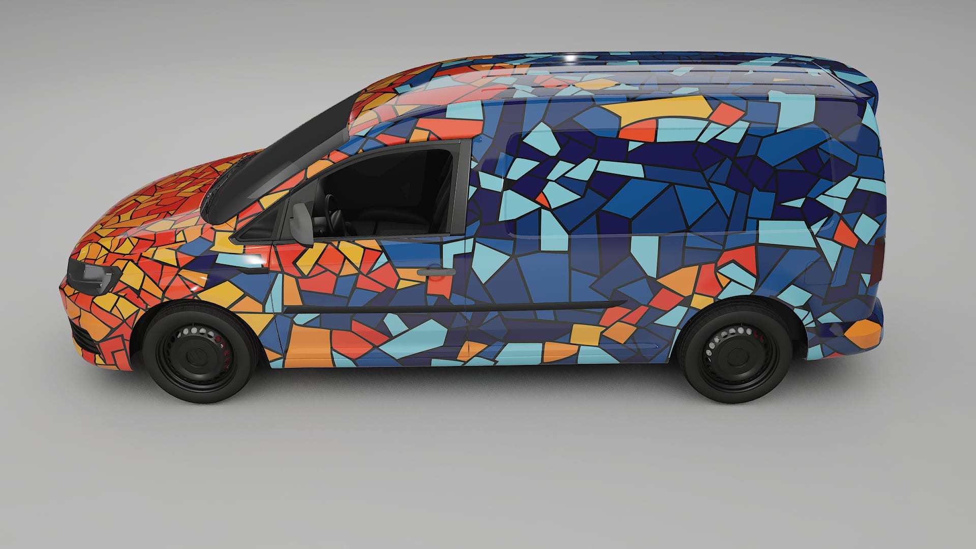 VW Caddy Maxi SB BARCELONA – Kit Wrap PPF Personalizzato in Pellicola Poliuretanica Stampabile