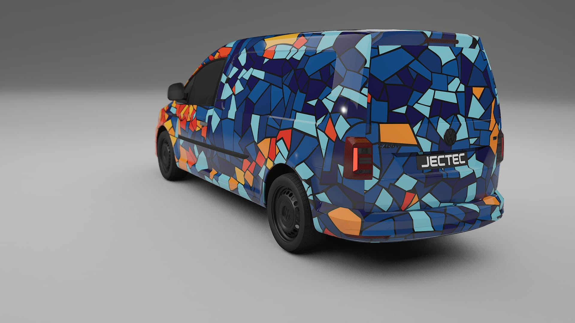 VW Caddy Maxi SB BARCELONA – Kit Wrap PPF Personalizzato in Pellicola Poliuretanica Stampabile