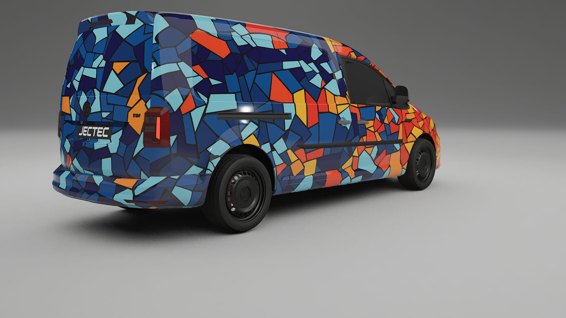 VW Caddy Maxi SB BARCELONA – Kit Wrap PPF Personalizzato in Pellicola Poliuretanica Stampabile