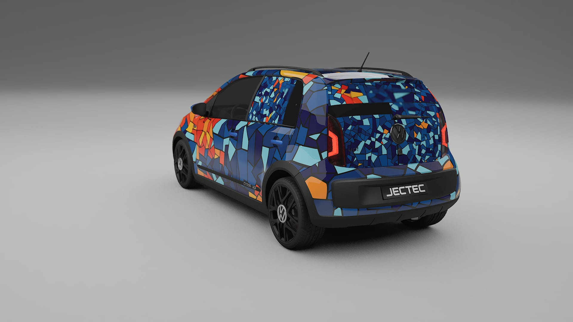 VW Cross Up BARCELONA – Kit Wrap PPF Personalizzato in Pellicola Poliuretanica Stampabile