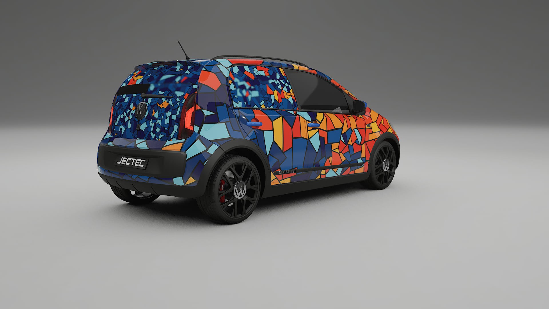 VW Cross Up BARCELONA – Kit Wrap PPF Personalizzato in Pellicola Poliuretanica Stampabile
