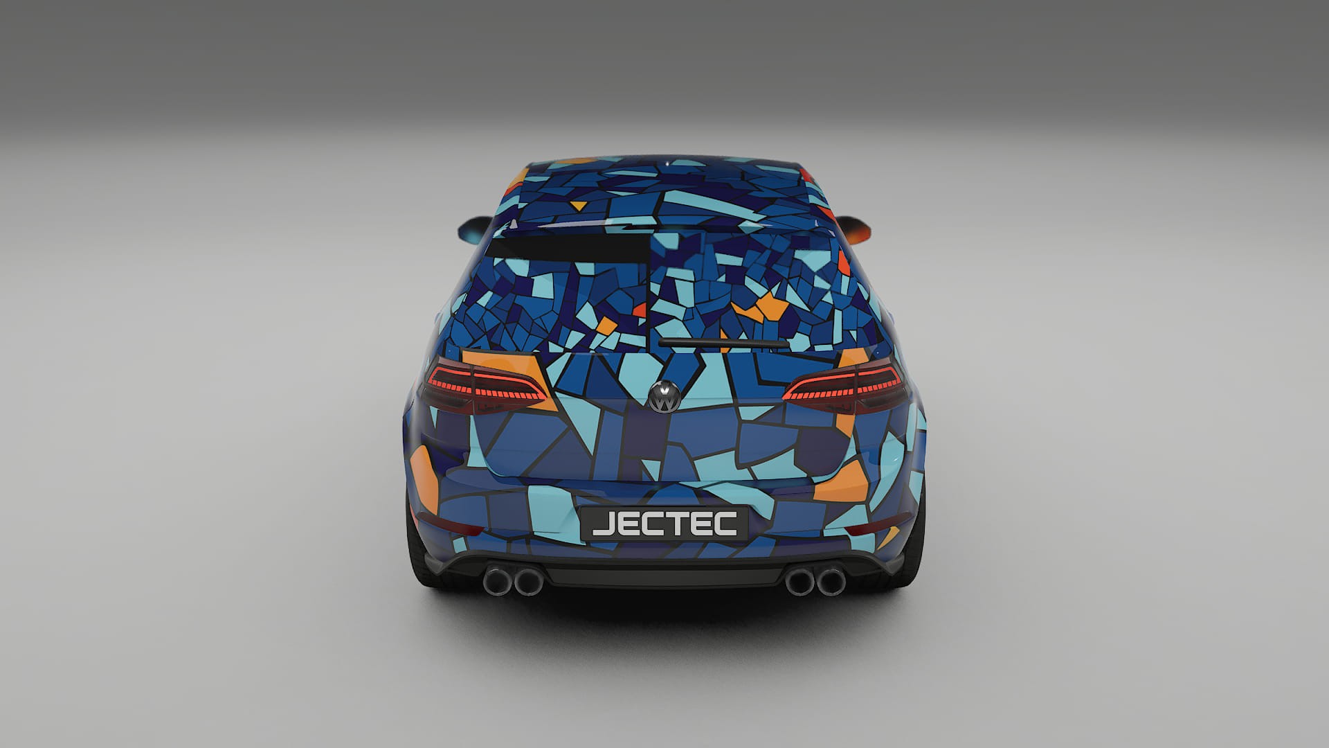 VW Golf Mk7 BARCELONA – Kit Wrap PPF Personalizzato in Pellicola Poliuretanica Stampabile