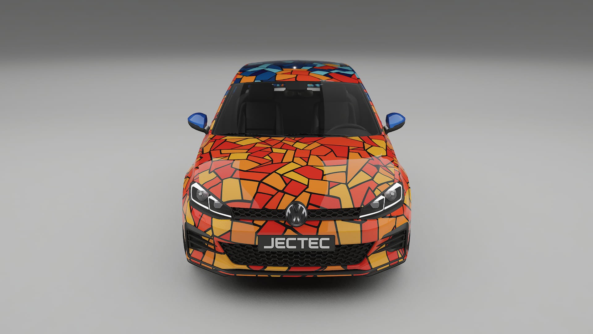 VW Golf Mk7 BARCELONA – Kit Wrap PPF Personalizzato in Pellicola Poliuretanica Stampabile